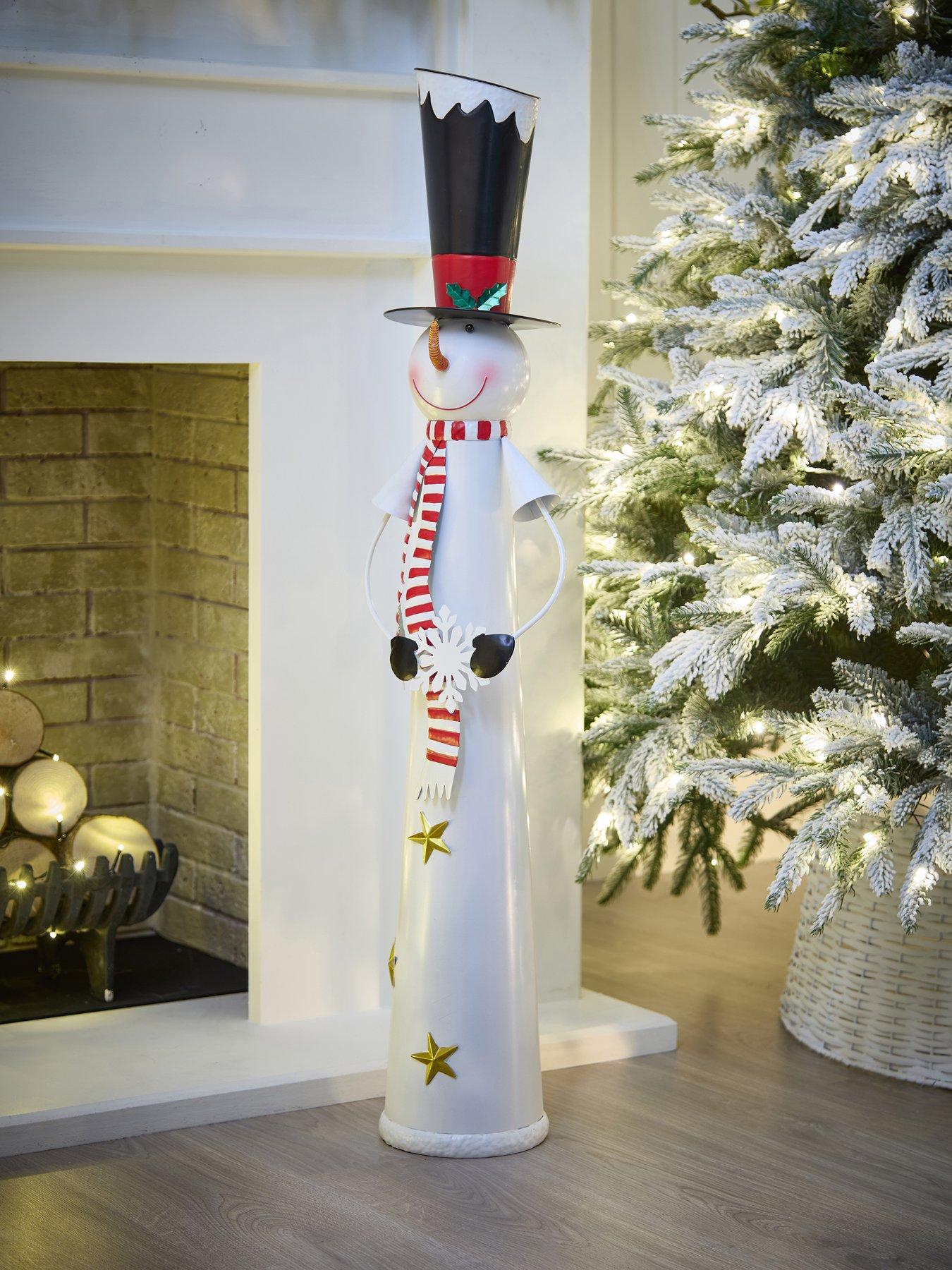 undefined 102 cm Metal Snowman Ornament