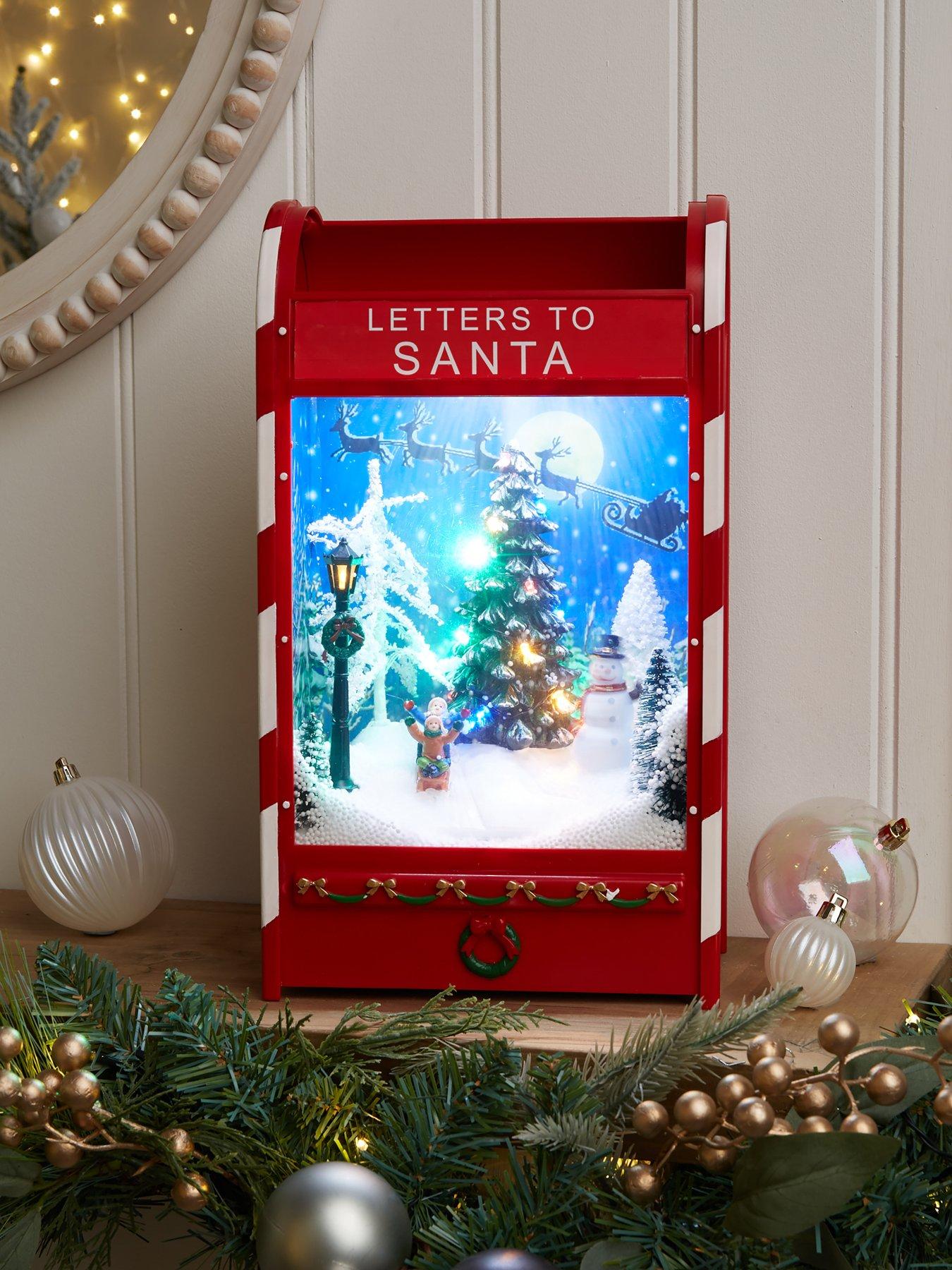 undefined Light Up Letters To Santa Postbox Musical Christmas Scene
