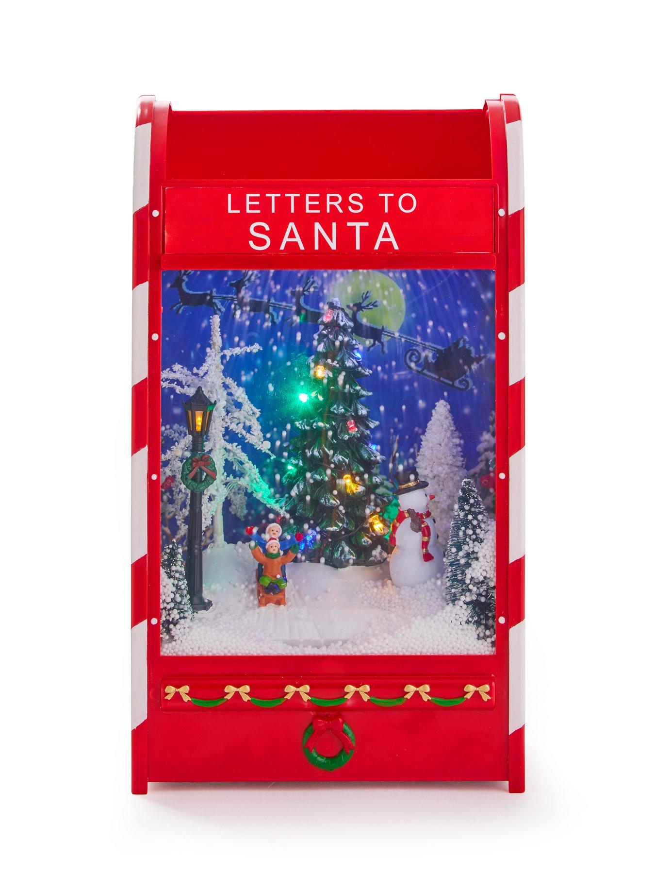 Image 3 of 6 of Very Home Light Up Letters To Santa Postbox&nbsp;Musical Christmas&nbsp;Scene