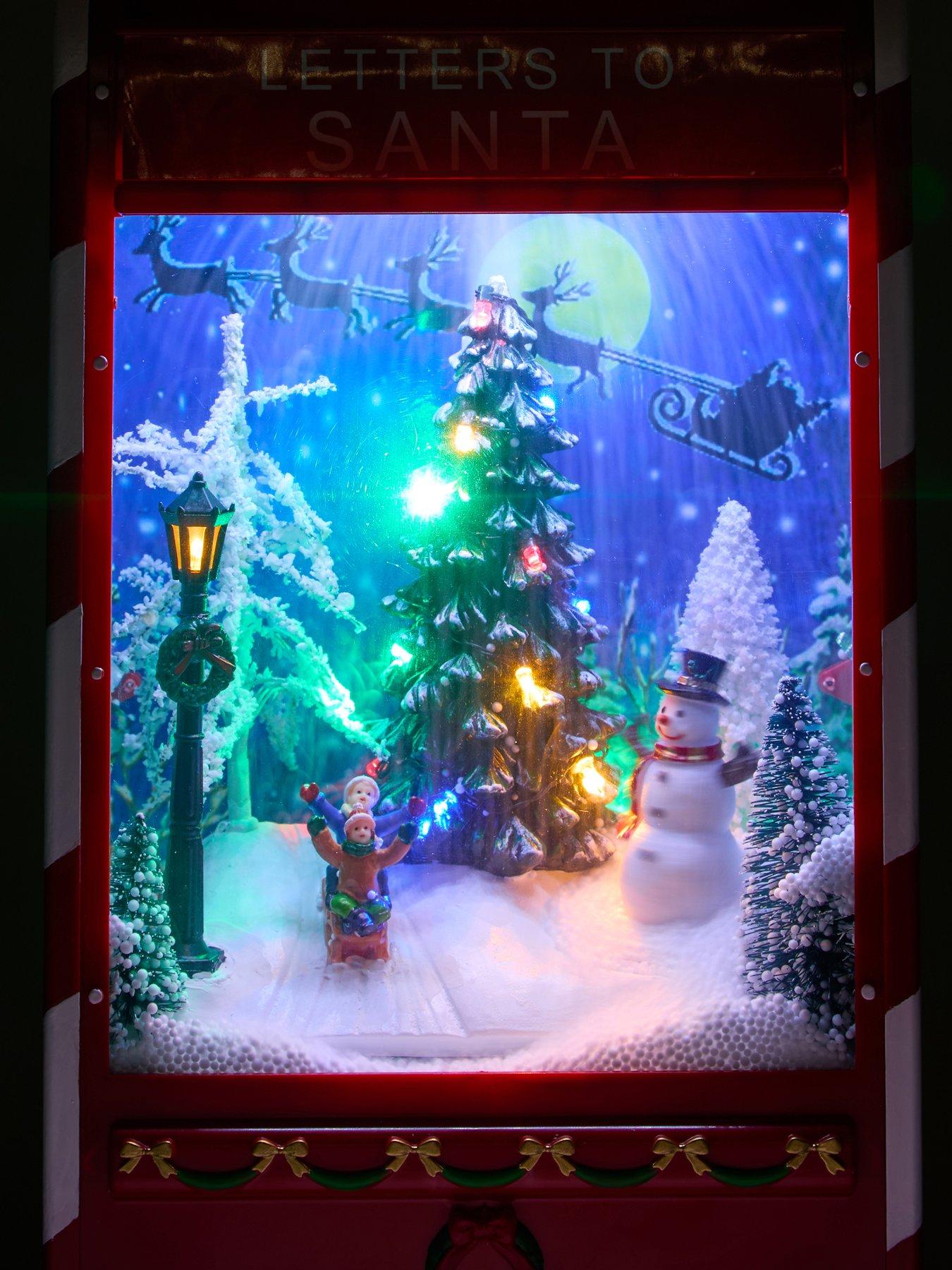 Image 4 of 6 of Very Home Light Up Letters To Santa Postbox&nbsp;Musical Christmas&nbsp;Scene