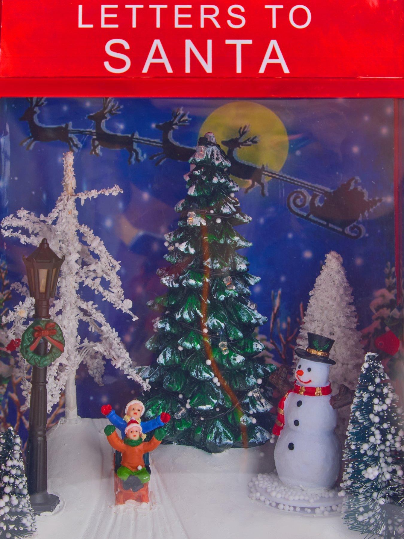 Image 5 of 6 of Very Home Light Up Letters To Santa Postbox&nbsp;Musical Christmas&nbsp;Scene