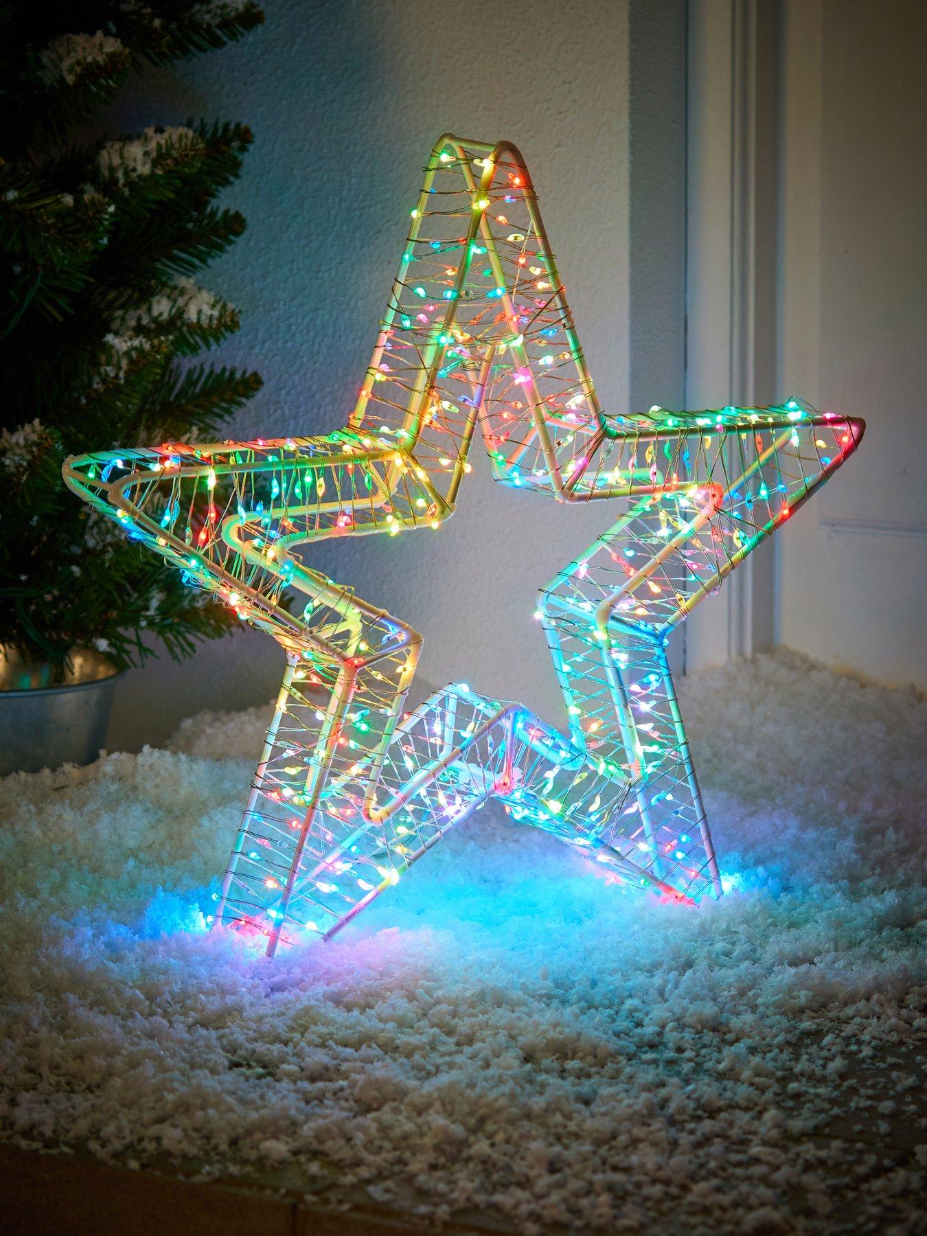 undefined 3D LED Indoor/Outdoor Star Christmas Light