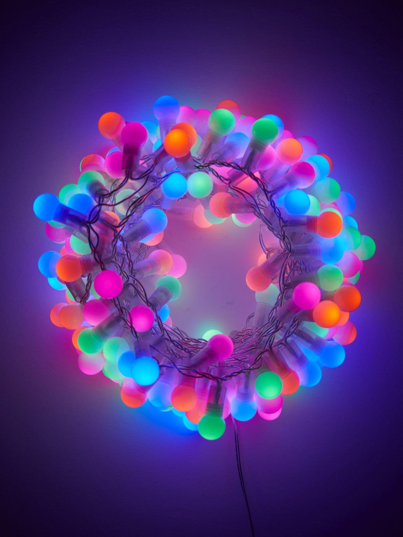 Image 2 of 6 of Very Home 288 Pastel LED Cluster Ball Christmas&nbsp;Lights with 8 Functions