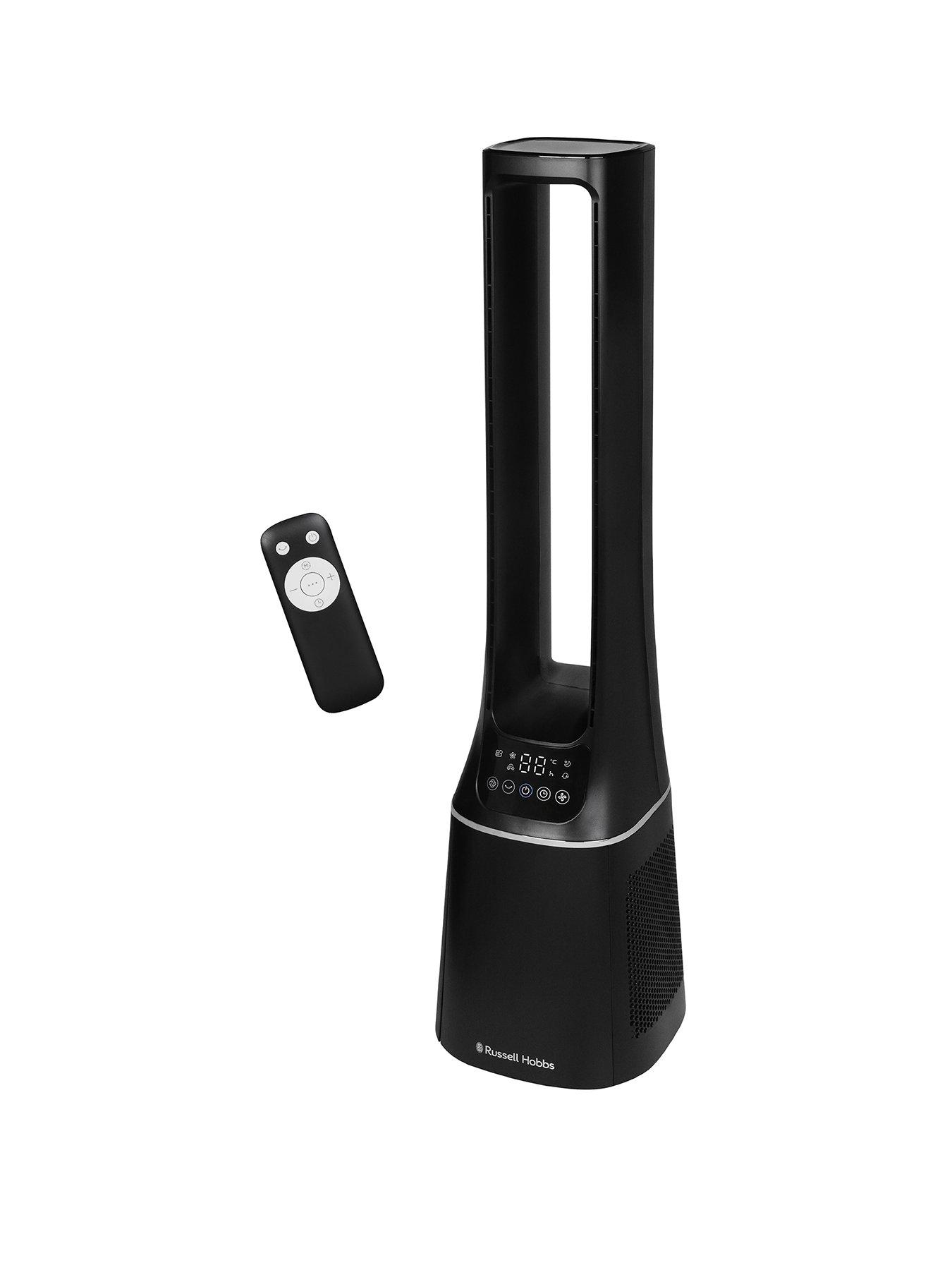 Russell Hobbs RHBLDL12B 10 Speed Bladeless Fan in Black