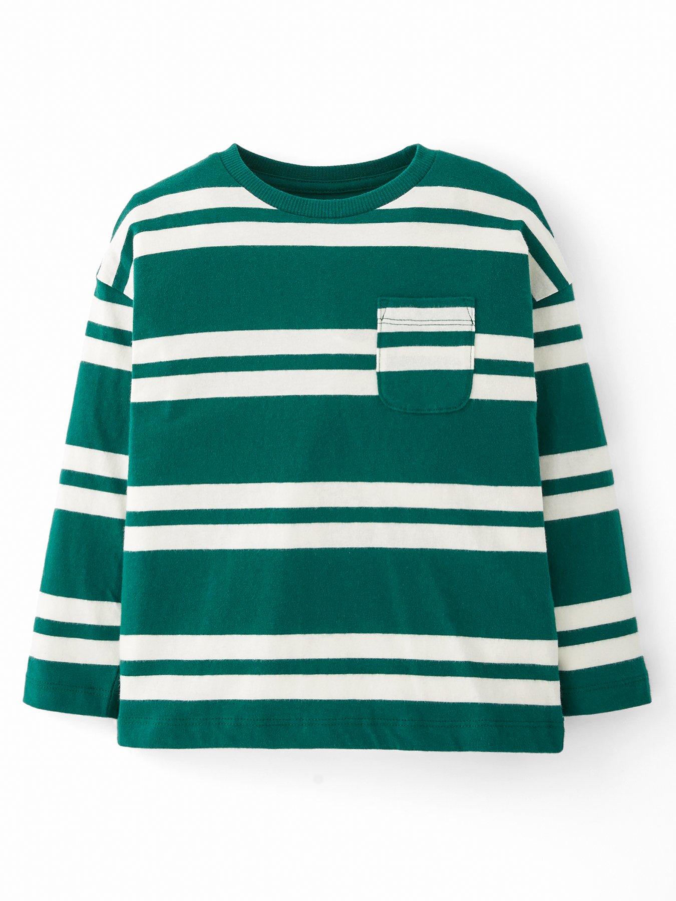 back image of the-very-collection-boys-3-pack-stripe-detail-long-sleeve-tshirt-multi