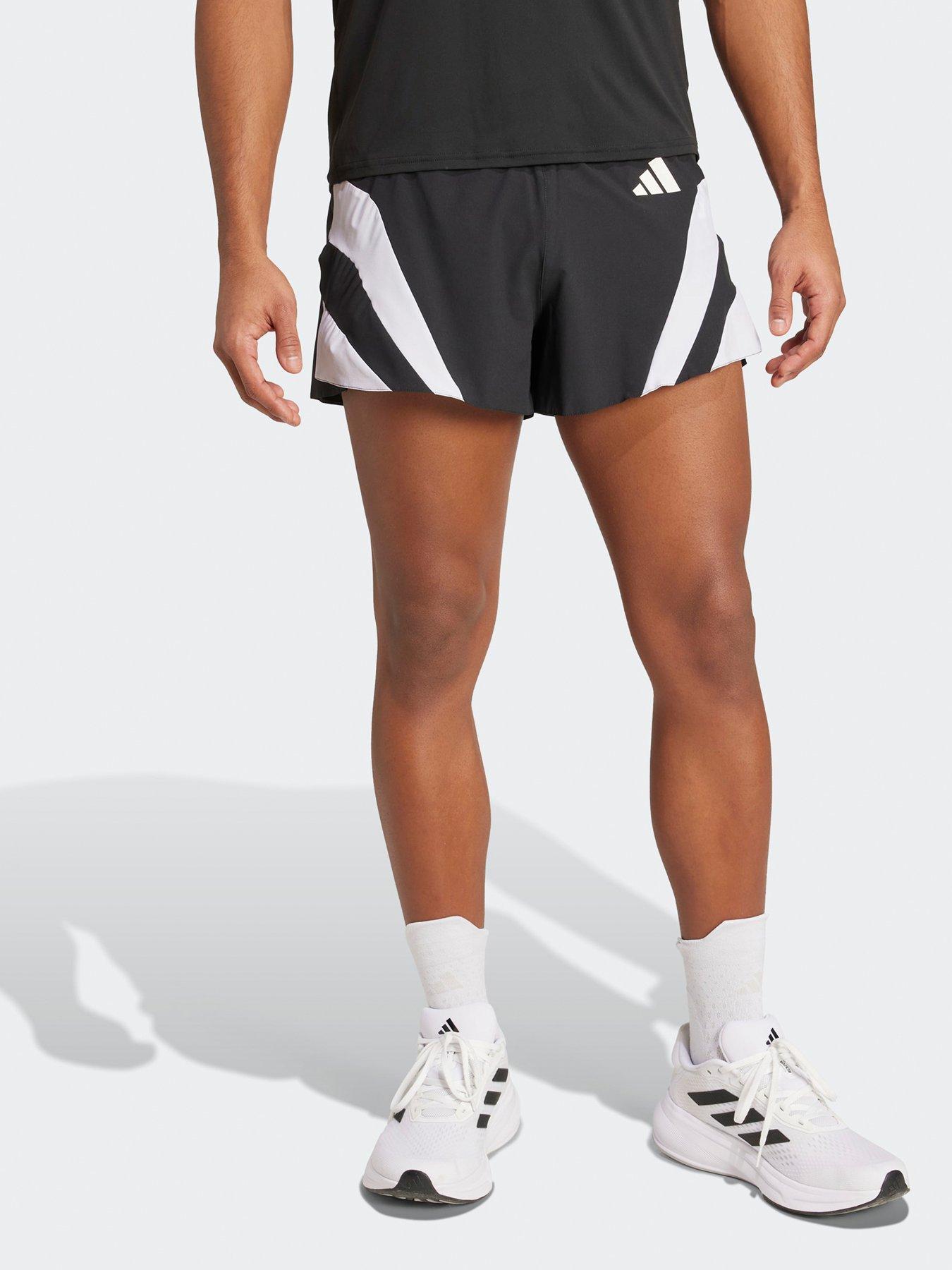 adidas Mens Running Adizero 5 Inch Shorts - Black