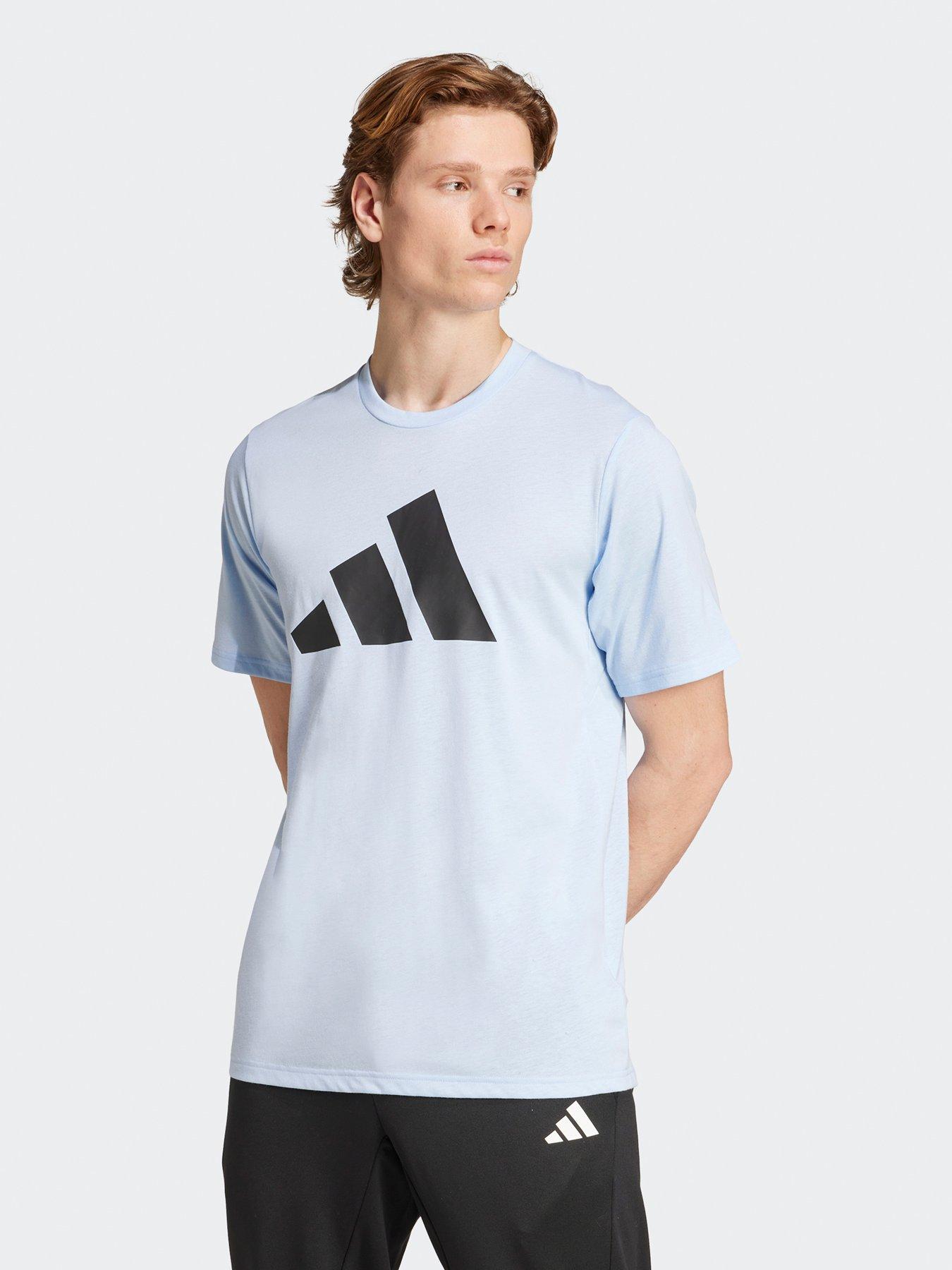 undefined Mens Training Essentials Big Logo T-Shirt - Blue