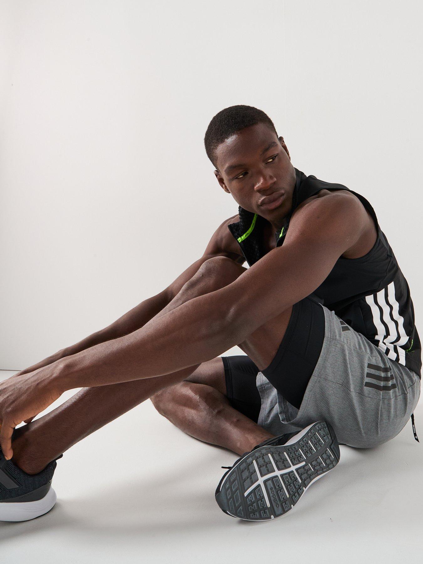 Image 3 of 6 of adidas Mens Running Own The Run 2in1 Shorts - Grey