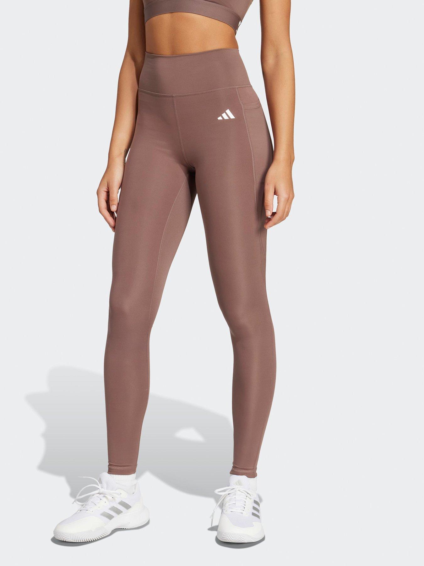undefined Womens Training Optime Essentials 1/1 Tights - Brown