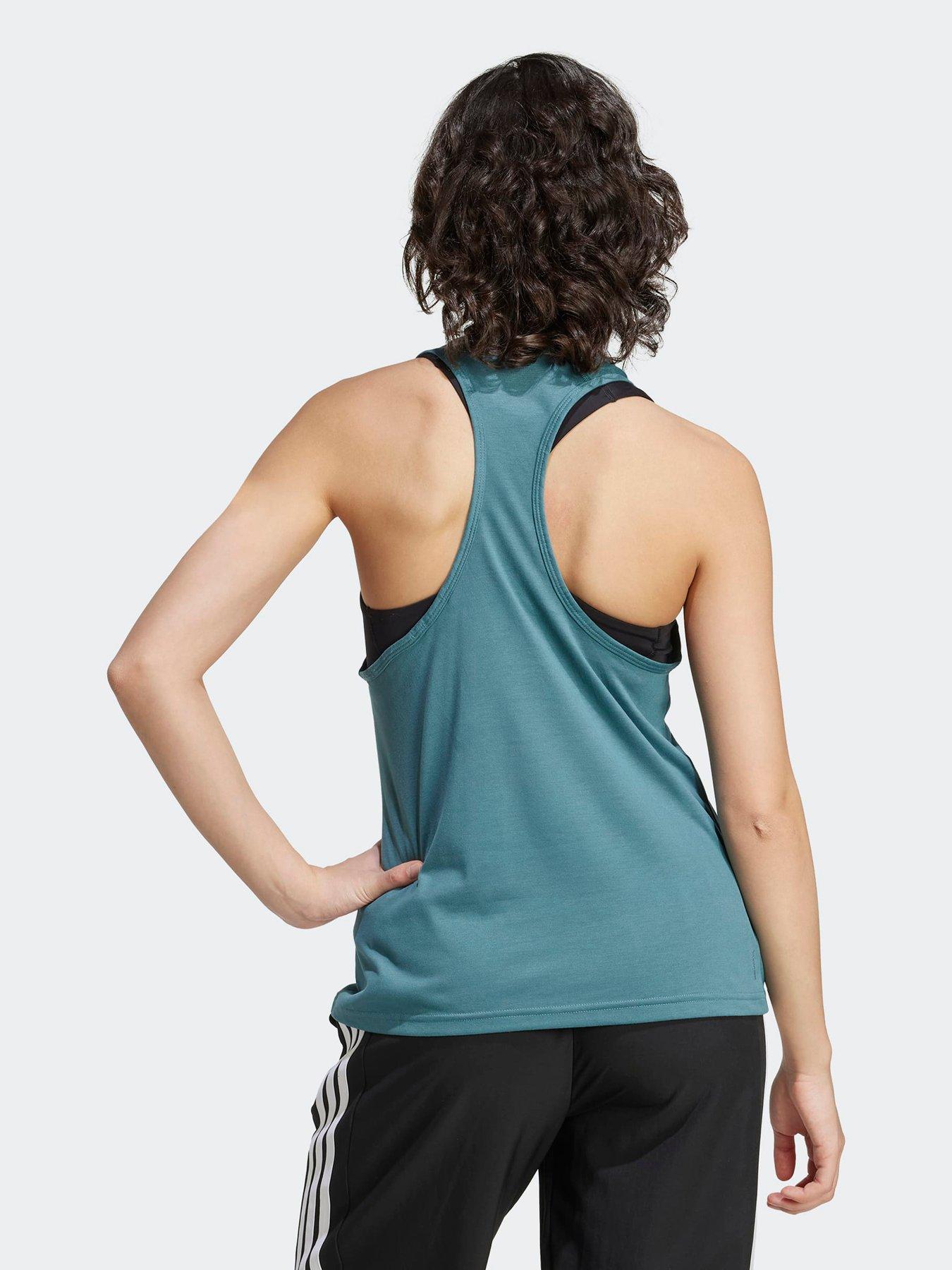Image 2 of 5 of adidas Womens Training Essentials Tank - Green