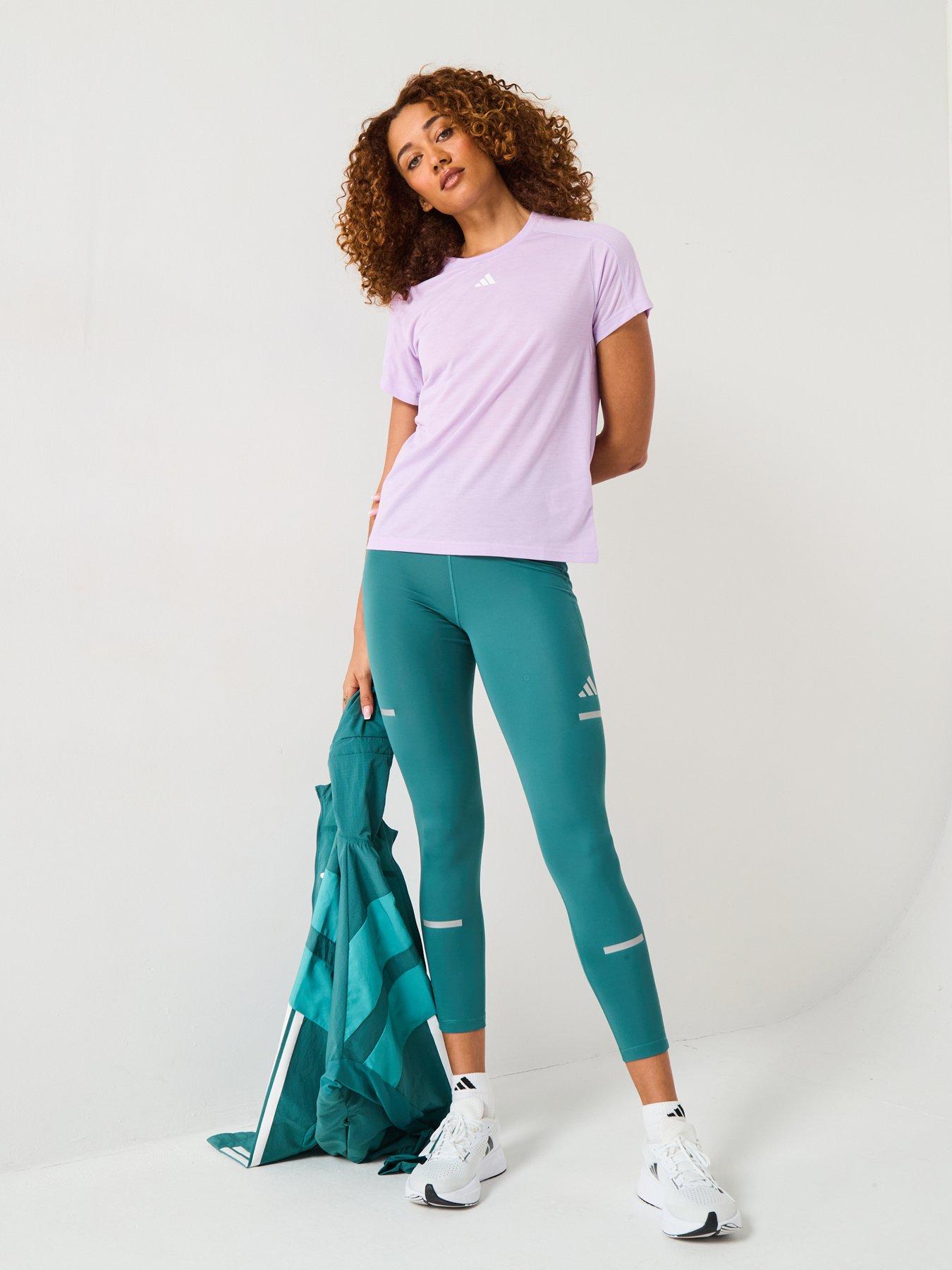 Image 3 of 5 of adidas Womens Training Essentials Crew T-Shirt - Purple