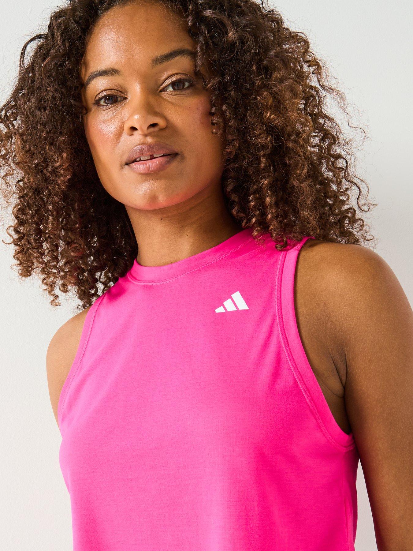  image of adidas-womens-training-crop-tank-pink
