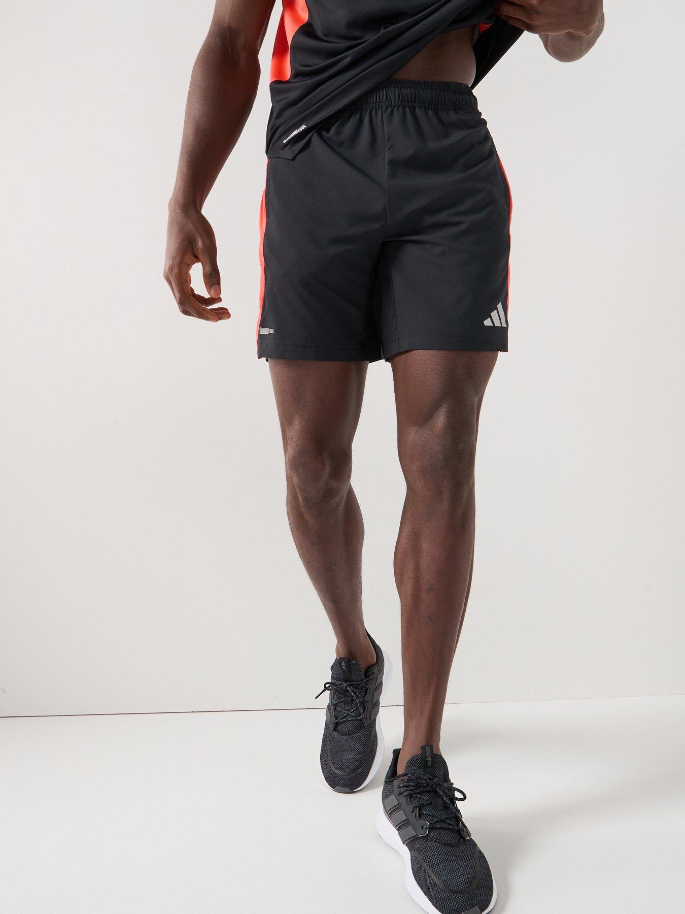  image of adidas-mens-training-tech-7inch-shorts-black