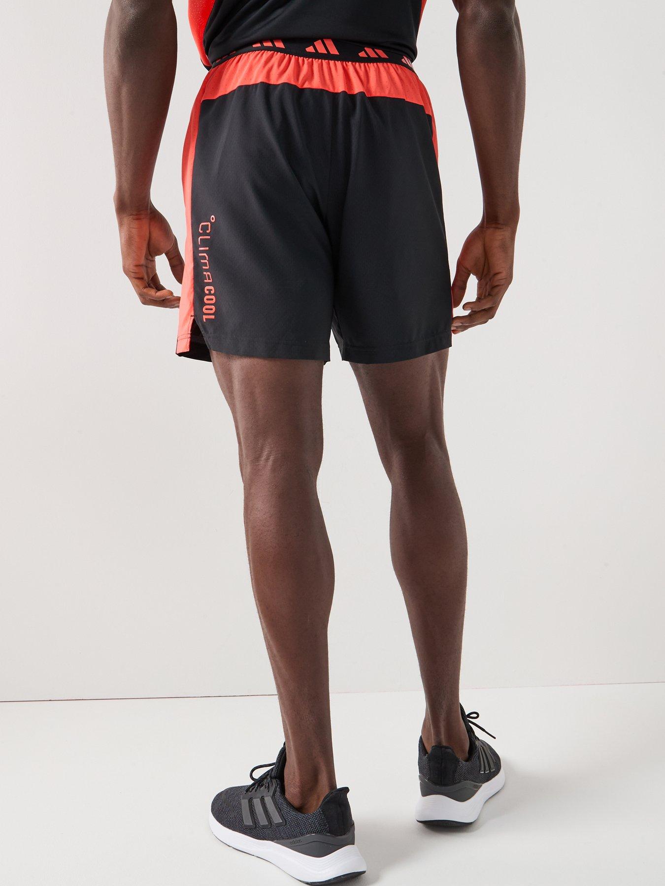  image of adidas-mens-training-tech-7inch-shorts-black