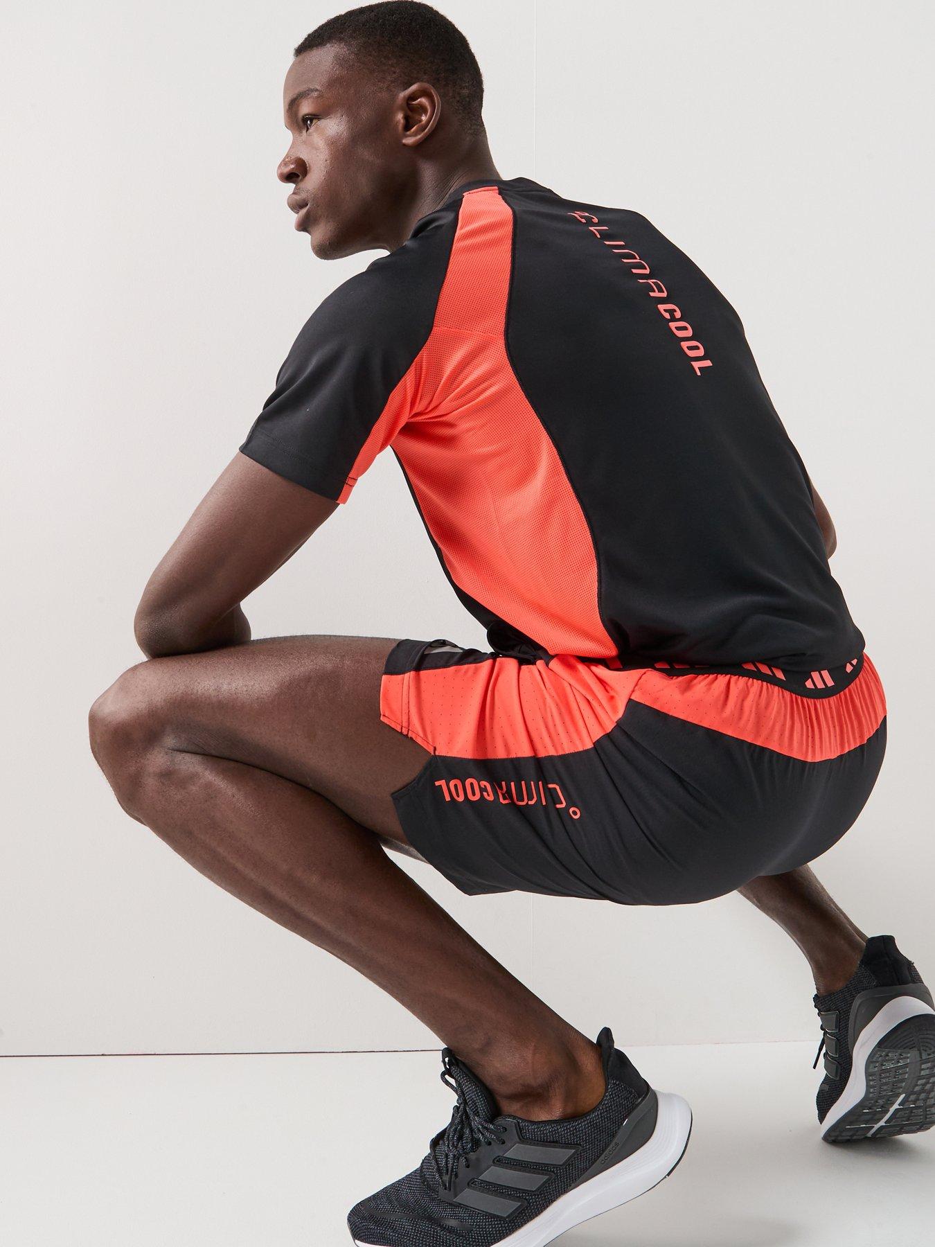  image of adidas-mens-training-tech-7inch-shorts-black