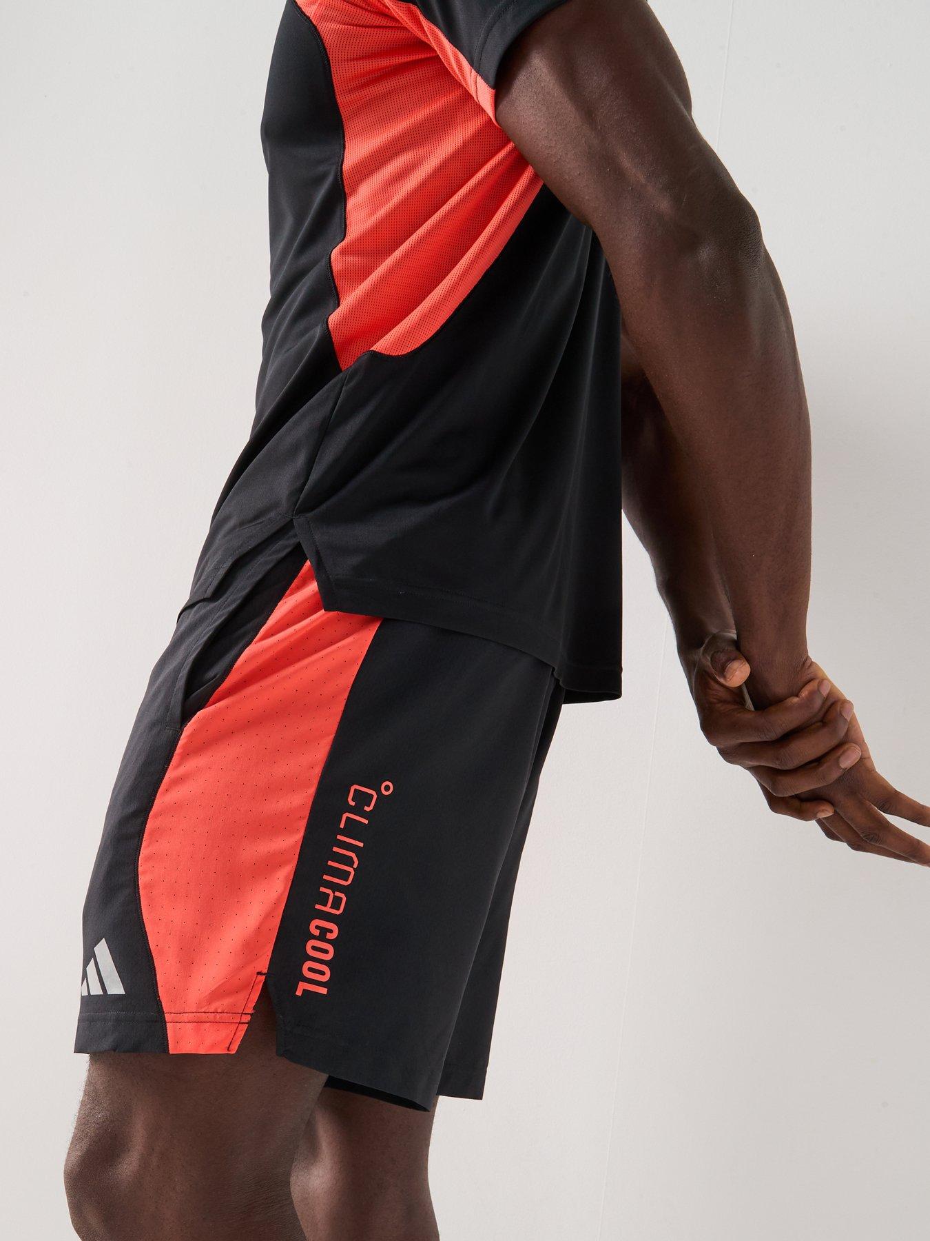  image of adidas-mens-training-tech-7inch-shorts-black