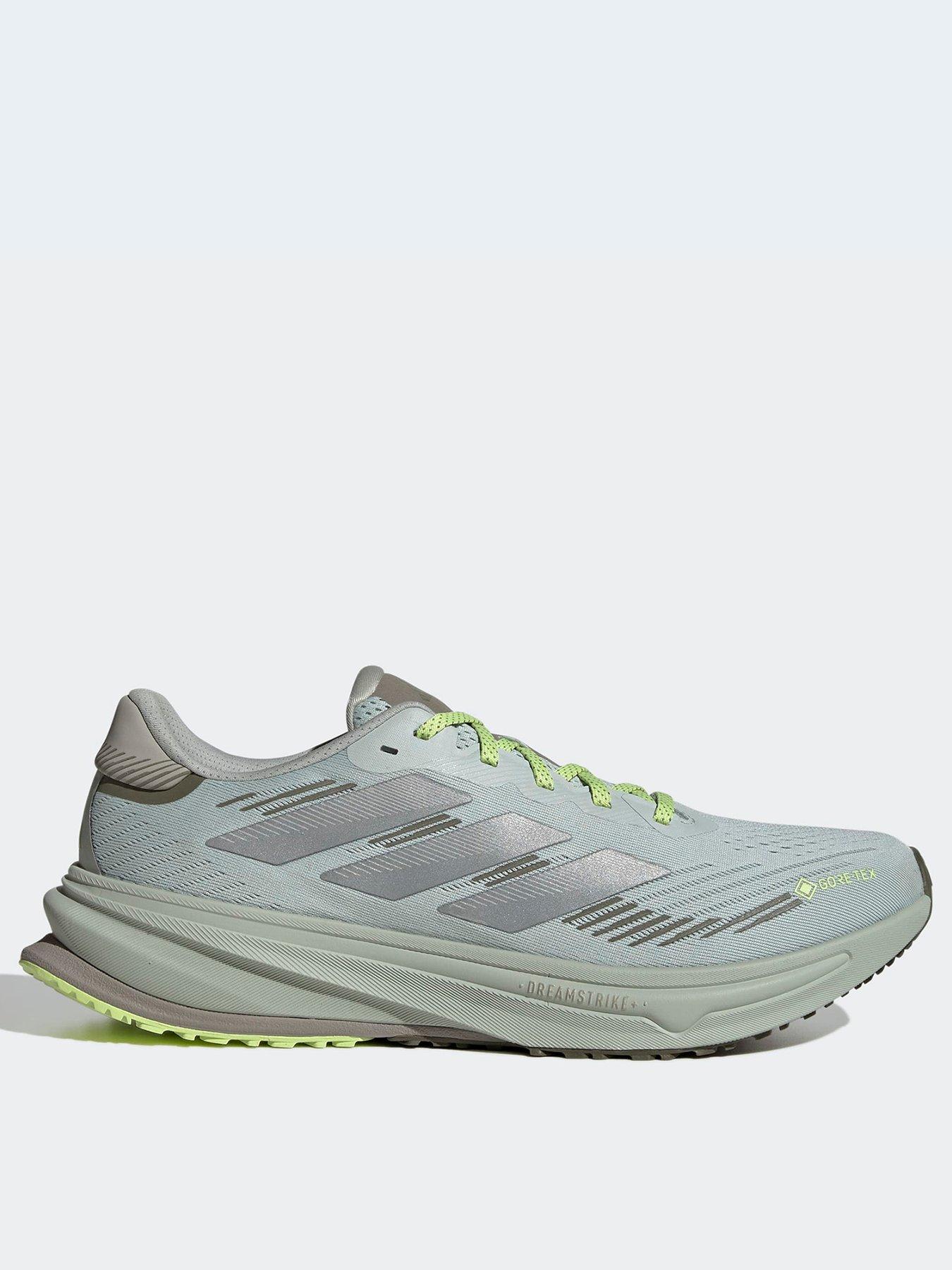 front image of adidas-mens-running-supernova-rise-gtx-trainers-silver