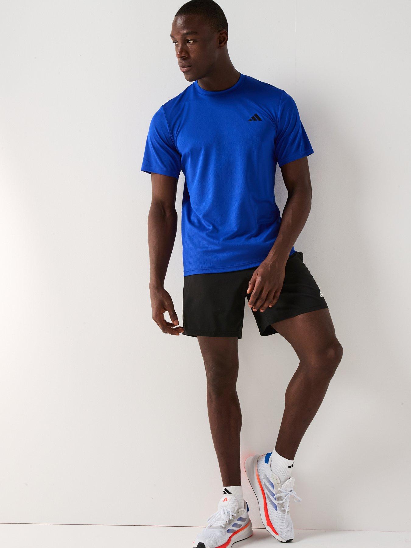Image 3 of 5 of adidas Mens Training Essentials Base T-Shirt - Blue
