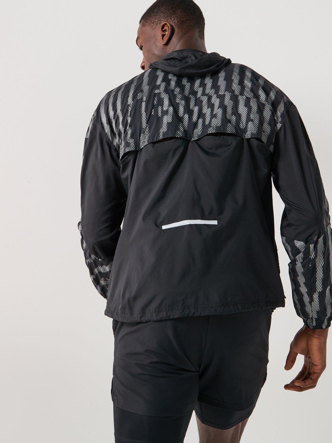 Image 2 of 6 of adidas Mens Running Adi365 Hi-Vis Jacket - Black