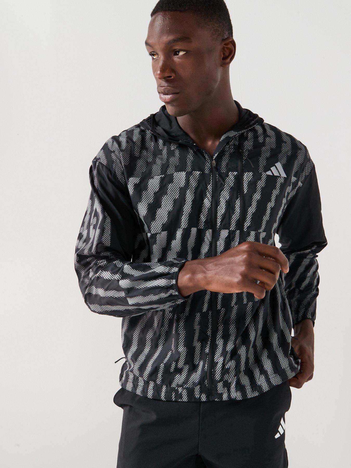 Image 5 of 6 of adidas Mens Running Adi365 Hi-Vis Jacket - Black