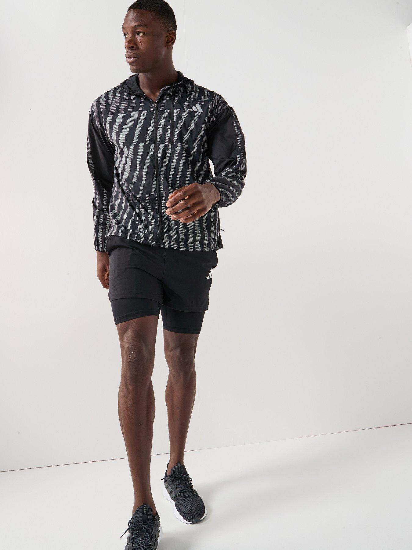Image 6 of 6 of adidas Mens Running Adi365 Hi-Vis Jacket - Black