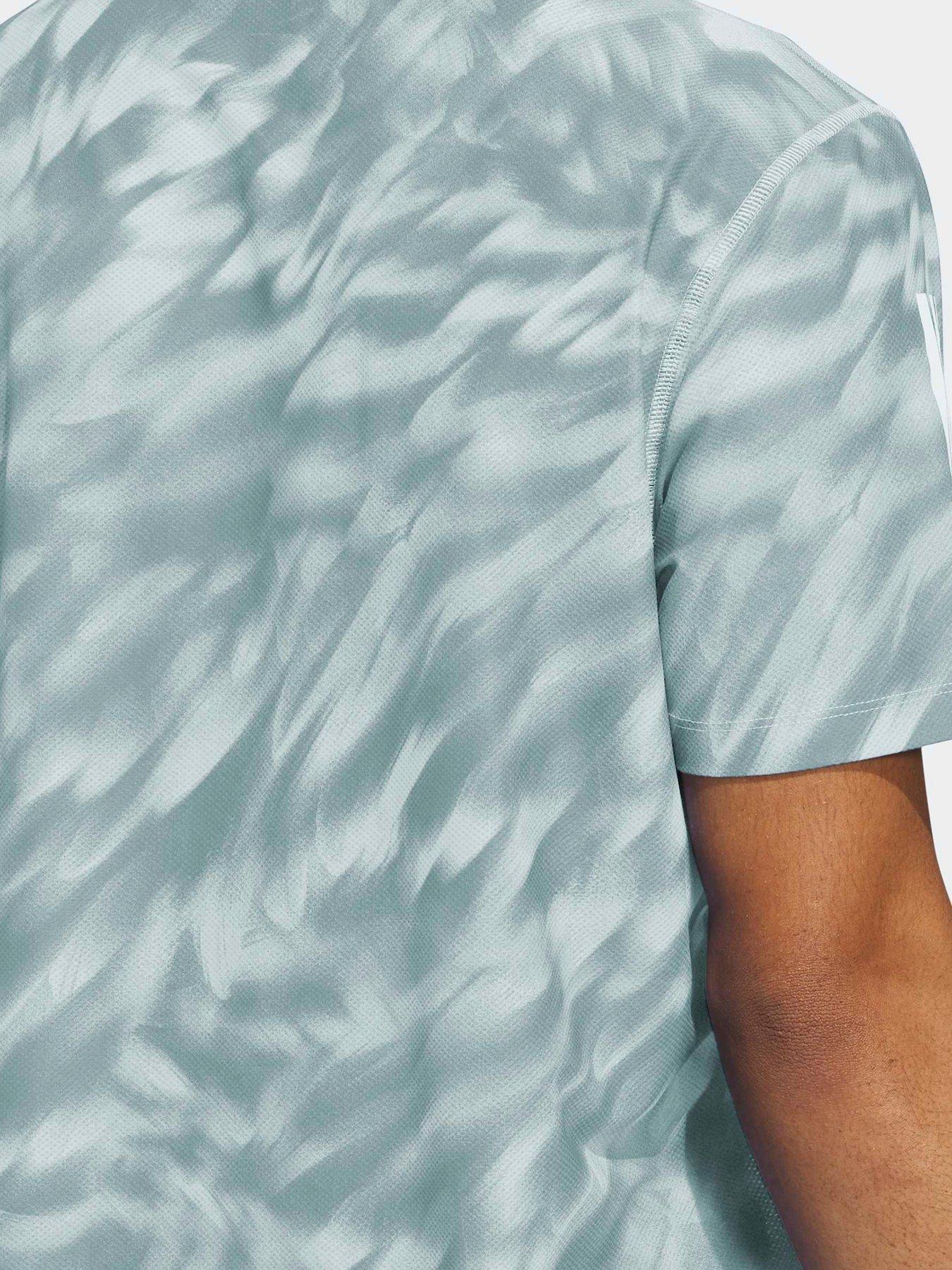 Image 5 of 5 of adidas Mens Running Own The Run Aop Tee M - Green