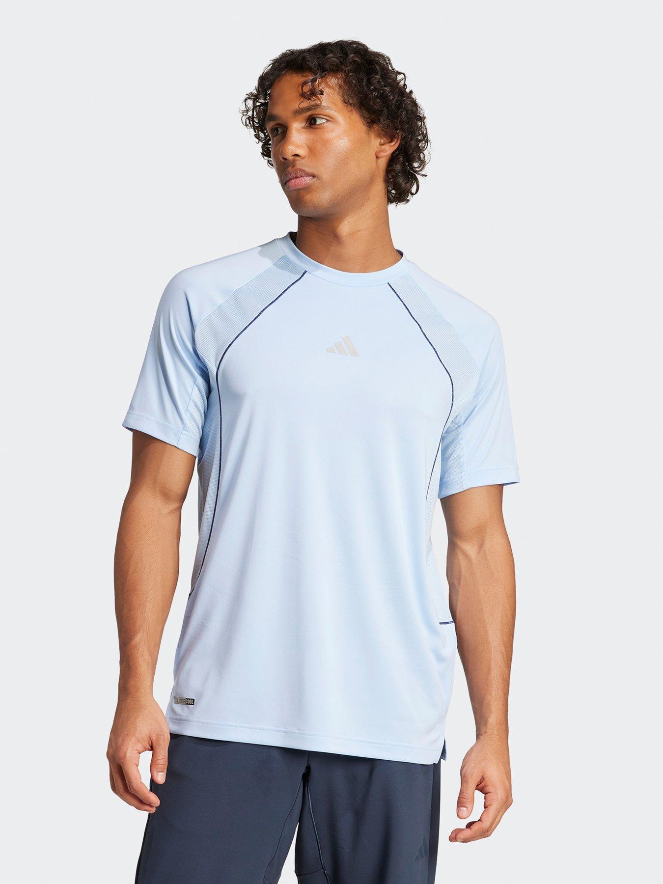 Image 1 of 5 of adidas Mens Training Tech T-shirt - Blue