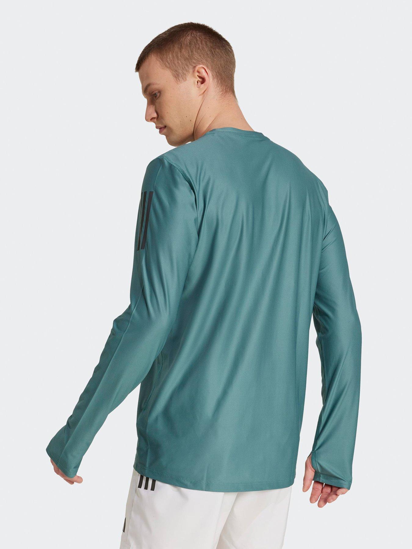 Image 2 of 5 of adidas Mens Running Own The Run Long Sleeve T-shirt - Green