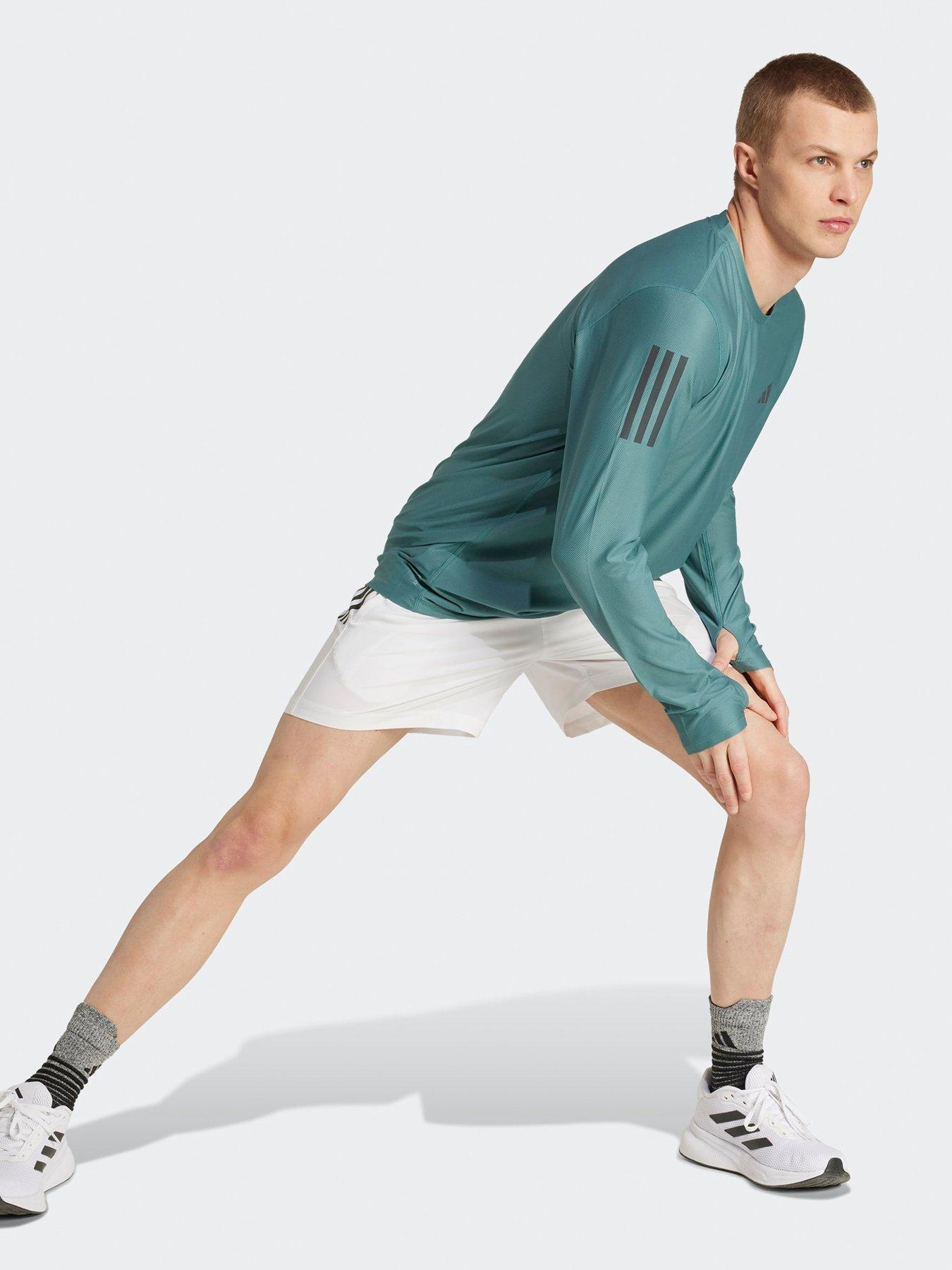 Image 3 of 5 of adidas Mens Running Own The Run Long Sleeve T-shirt - Green