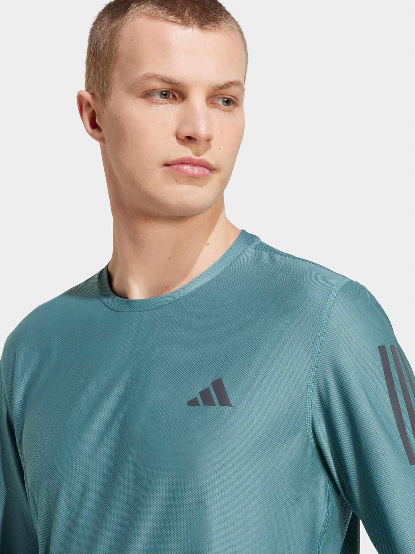Image 4 of 5 of adidas Mens Running Own The Run Long Sleeve T-shirt - Green