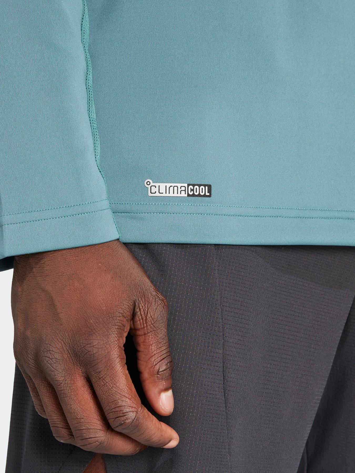 Image 5 of 5 of adidas Mens Training Tech 1/4 Zip Top - Green