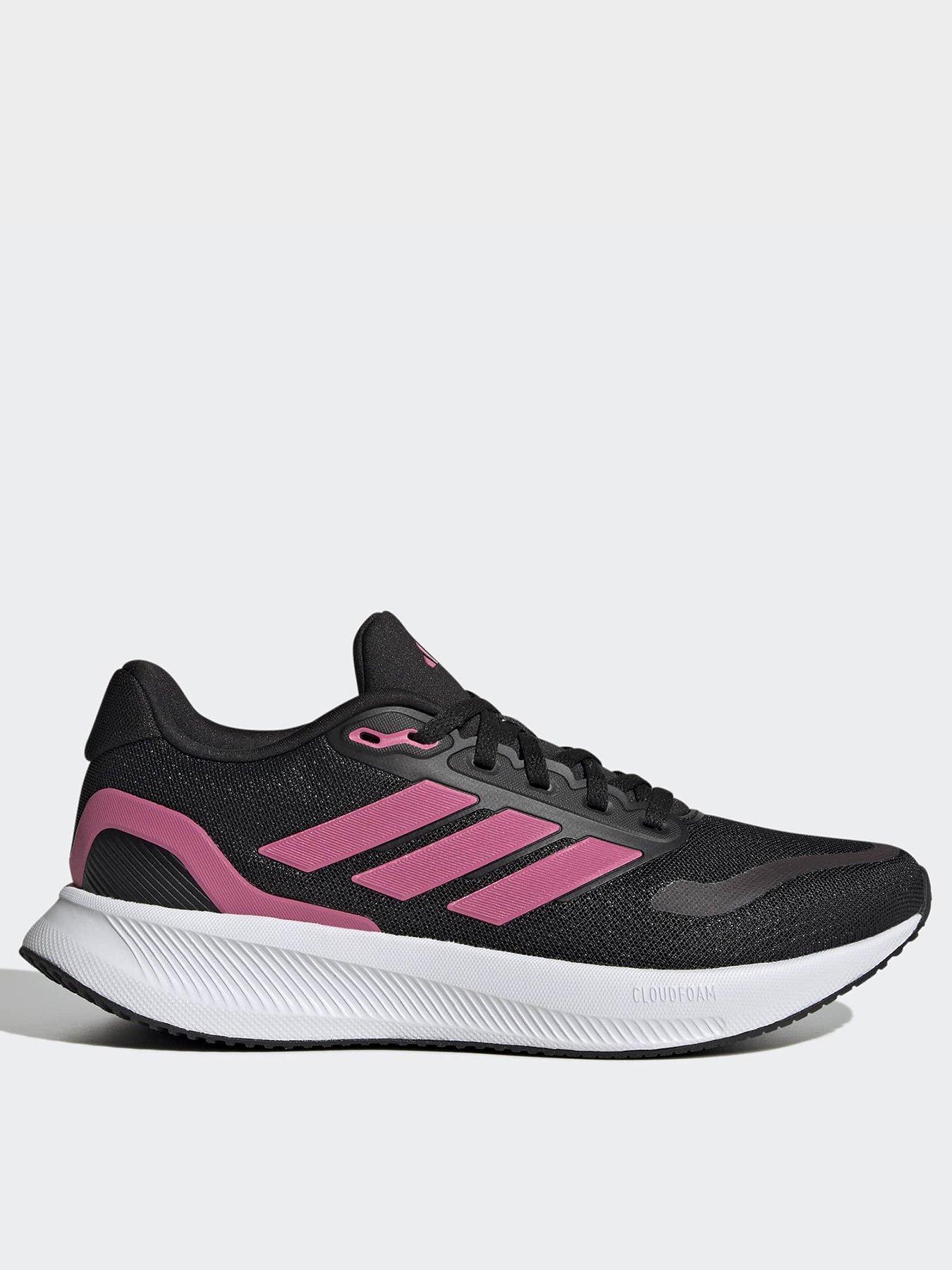 adidas Womens Running Runfalcon 5 Trainers - Black/Pink