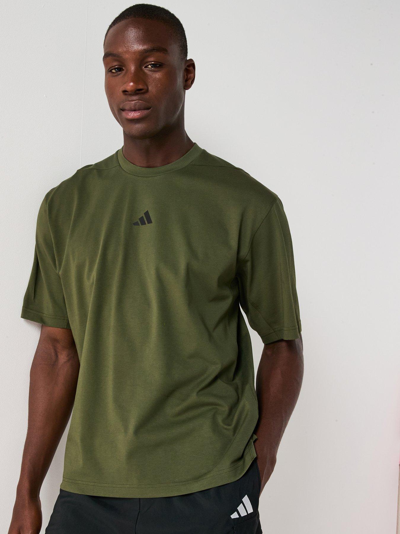 adidas Mens Training Oversized T-Shirt - Night Cargo