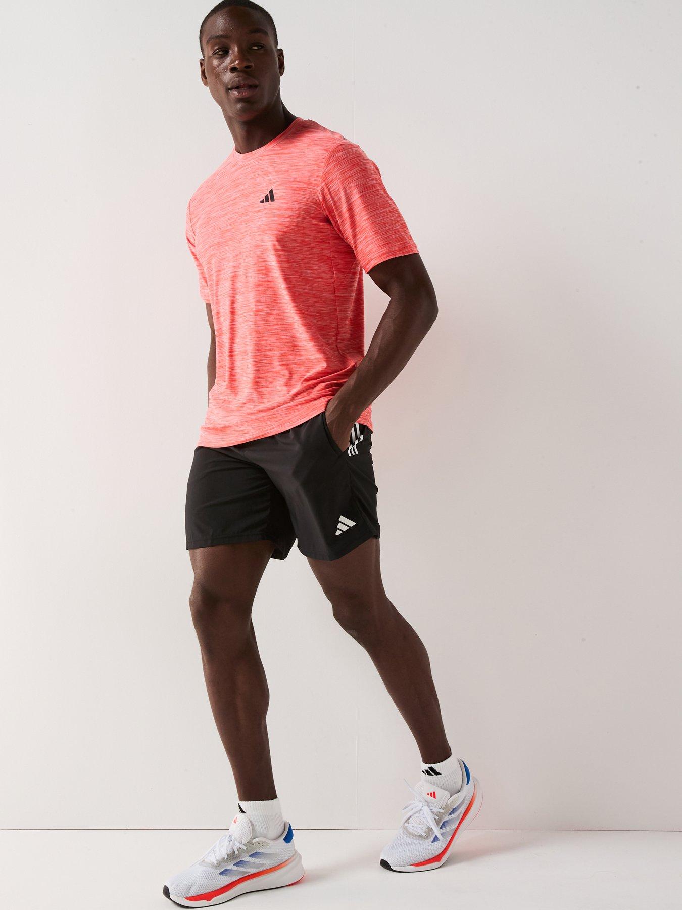  image of adidas-mens-training-essentials-stretch-t-shirt-red