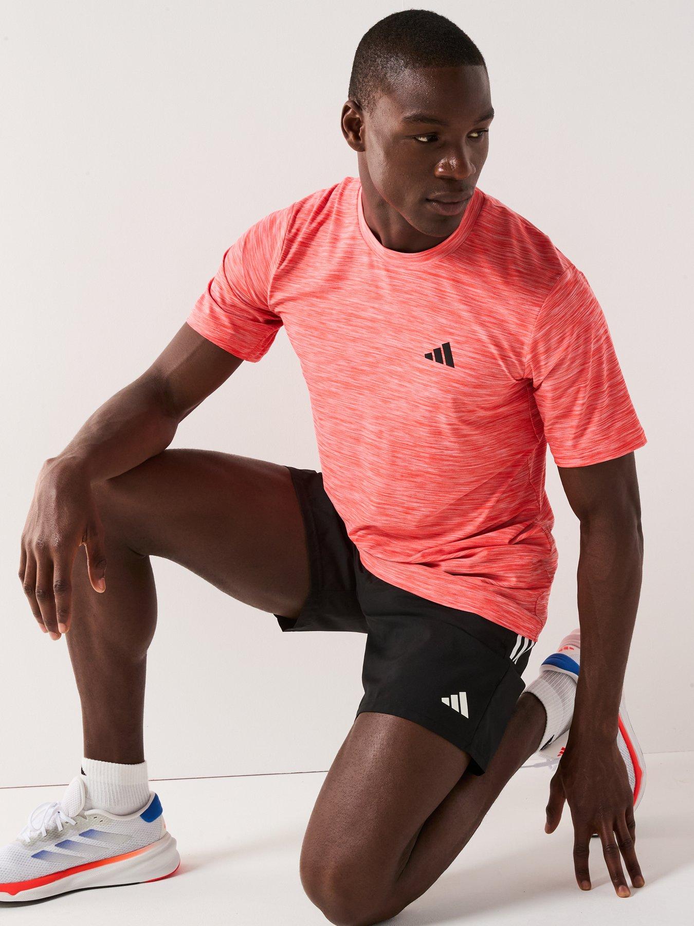  image of adidas-mens-training-essentials-stretch-t-shirt-red