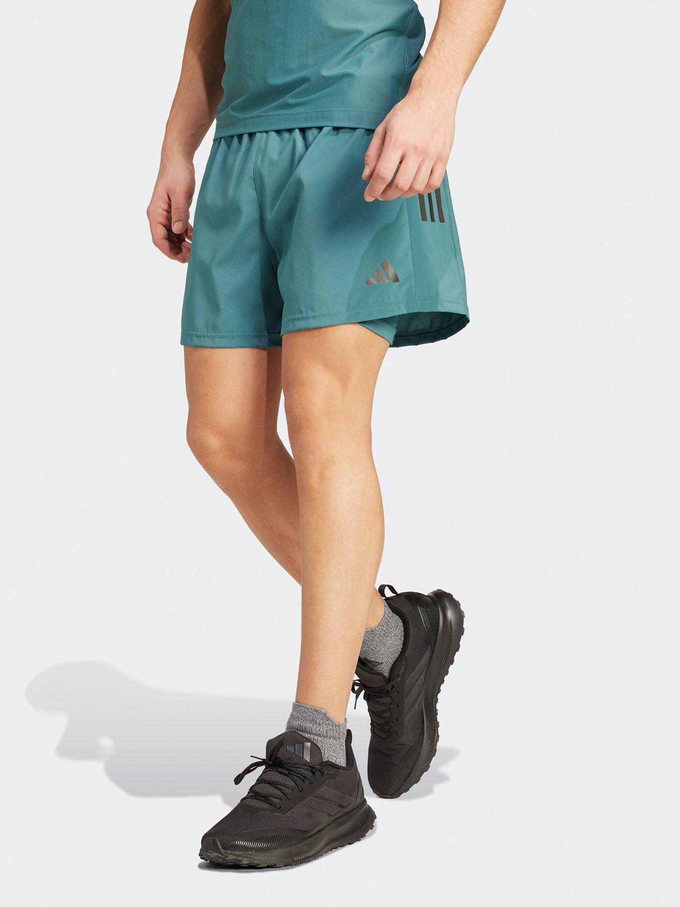 adidas Mens Running Own The Run 2in1 Shorts - Green