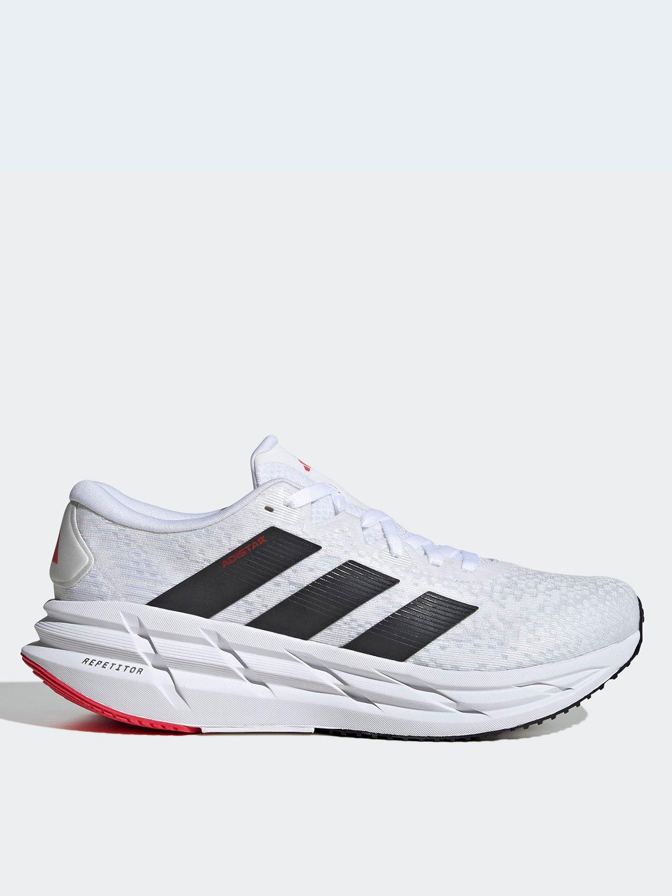 undefined Mens Running Adistar 4 Trainers - White