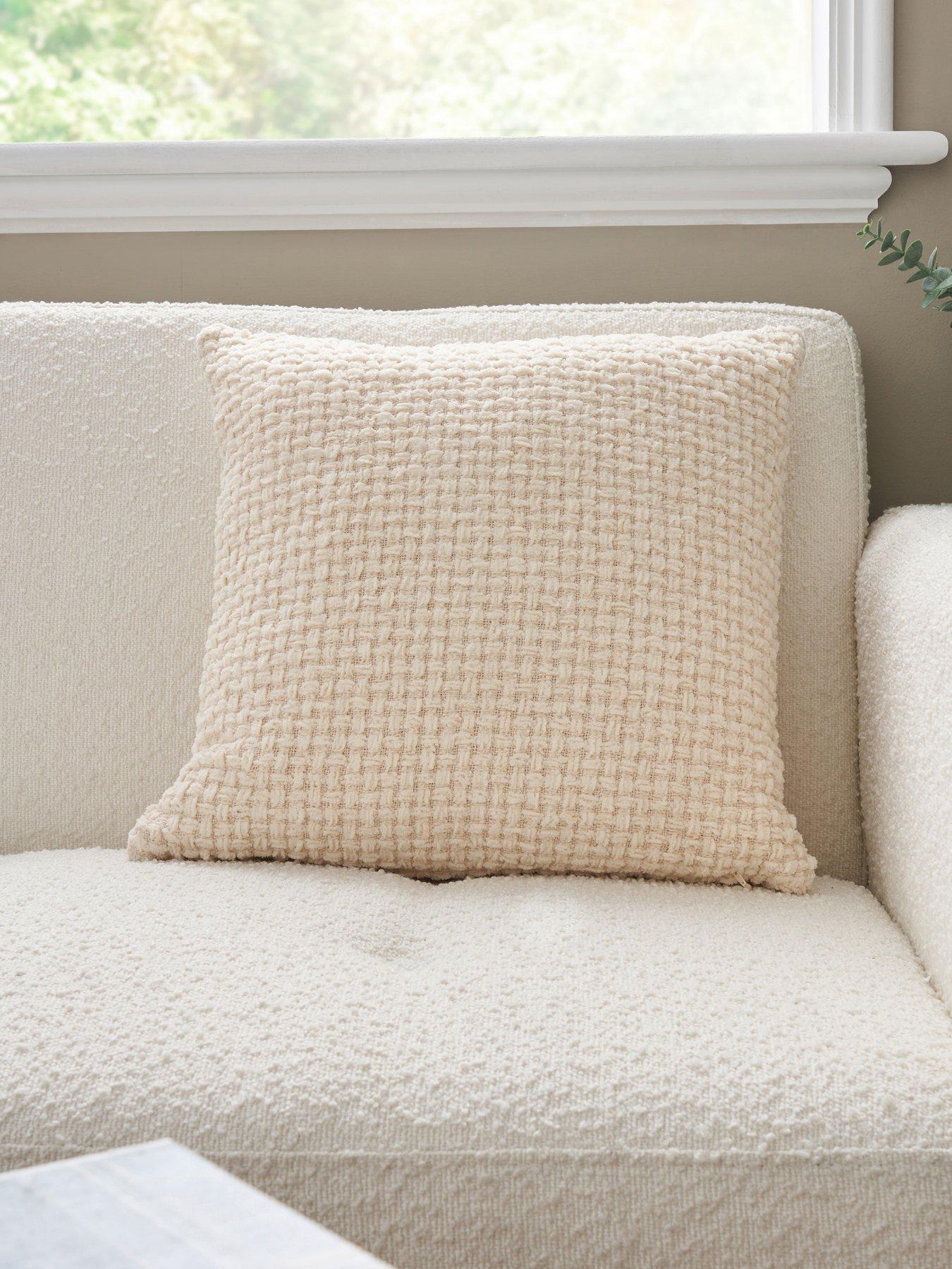 The Very Collection Cross Weave Chenille Cushion