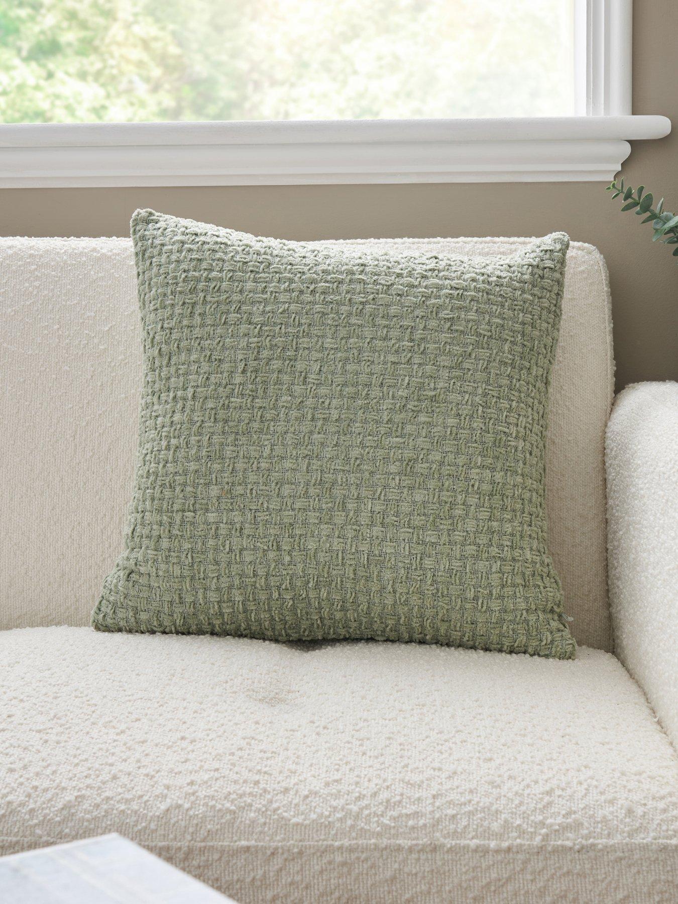  image of very-home-nbspcross-weave-chenille-cushion