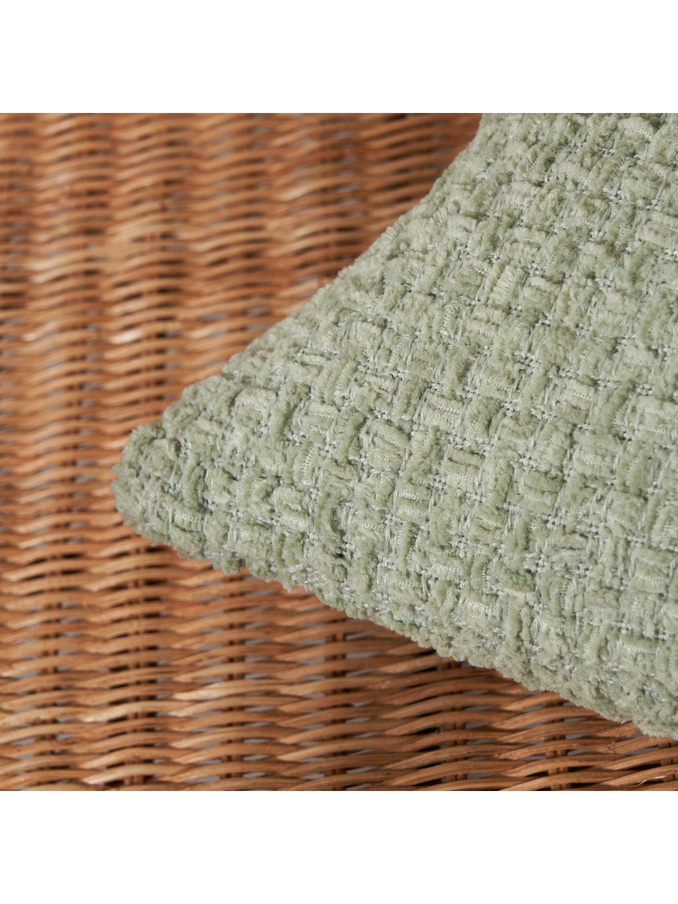  image of very-home-nbspcross-weave-chenille-cushion