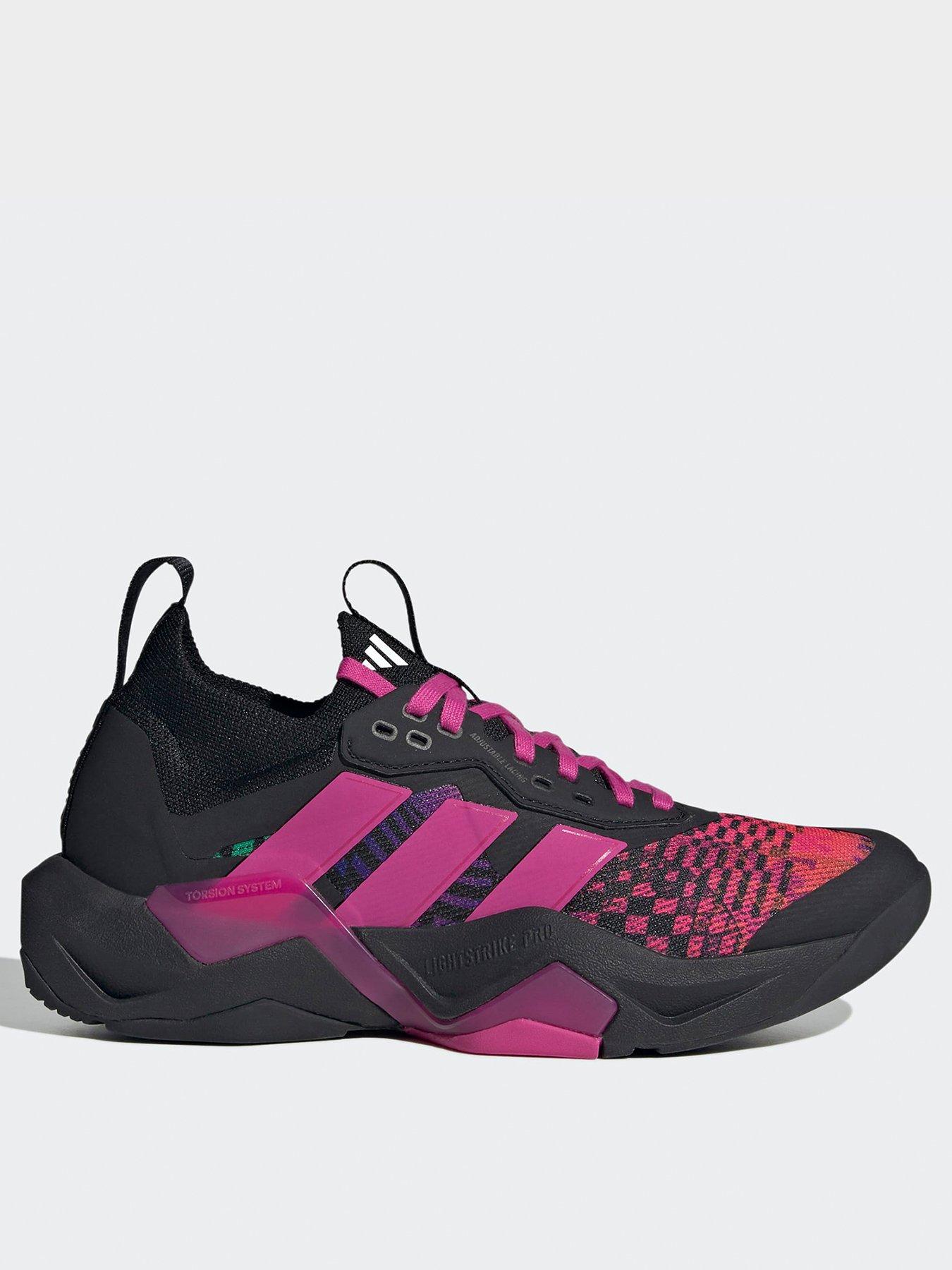 Image 1 of 7 of adidas Womens Training Rapidmove Adv 2 Jeremy Scott Trainers - Black/Pink