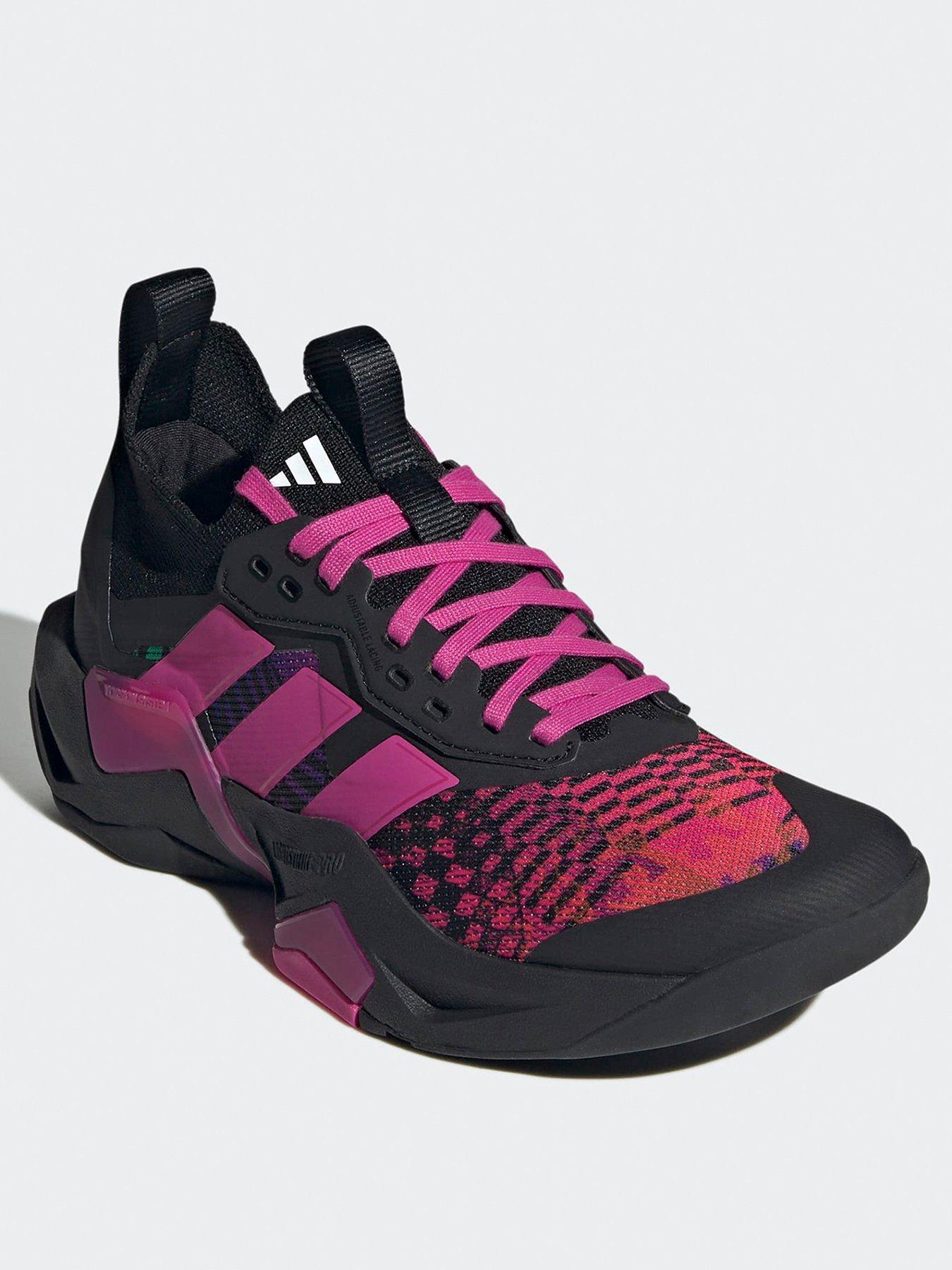 Image 2 of 7 of adidas Womens Training Rapidmove Adv 2 Jeremy Scott Trainers - Black/Pink