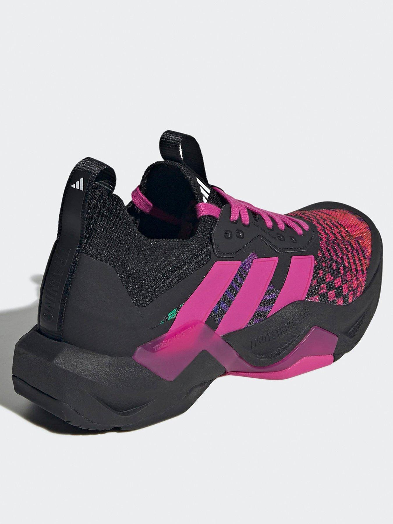 Image 3 of 7 of adidas Womens Training Rapidmove Adv 2 Jeremy Scott Trainers - Black/Pink