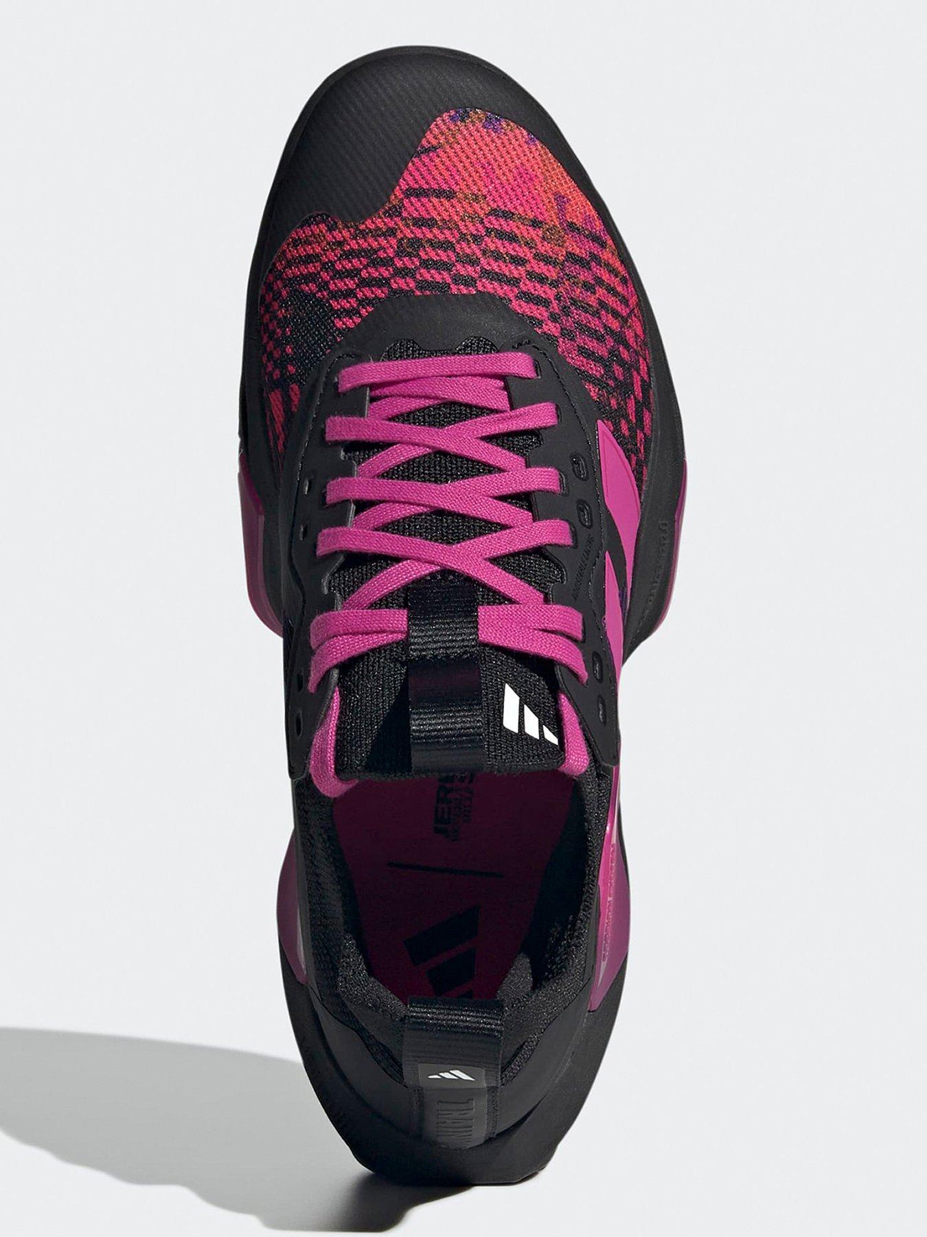 Image 4 of 7 of adidas Womens Training Rapidmove Adv 2 Jeremy Scott Trainers - Black/Pink
