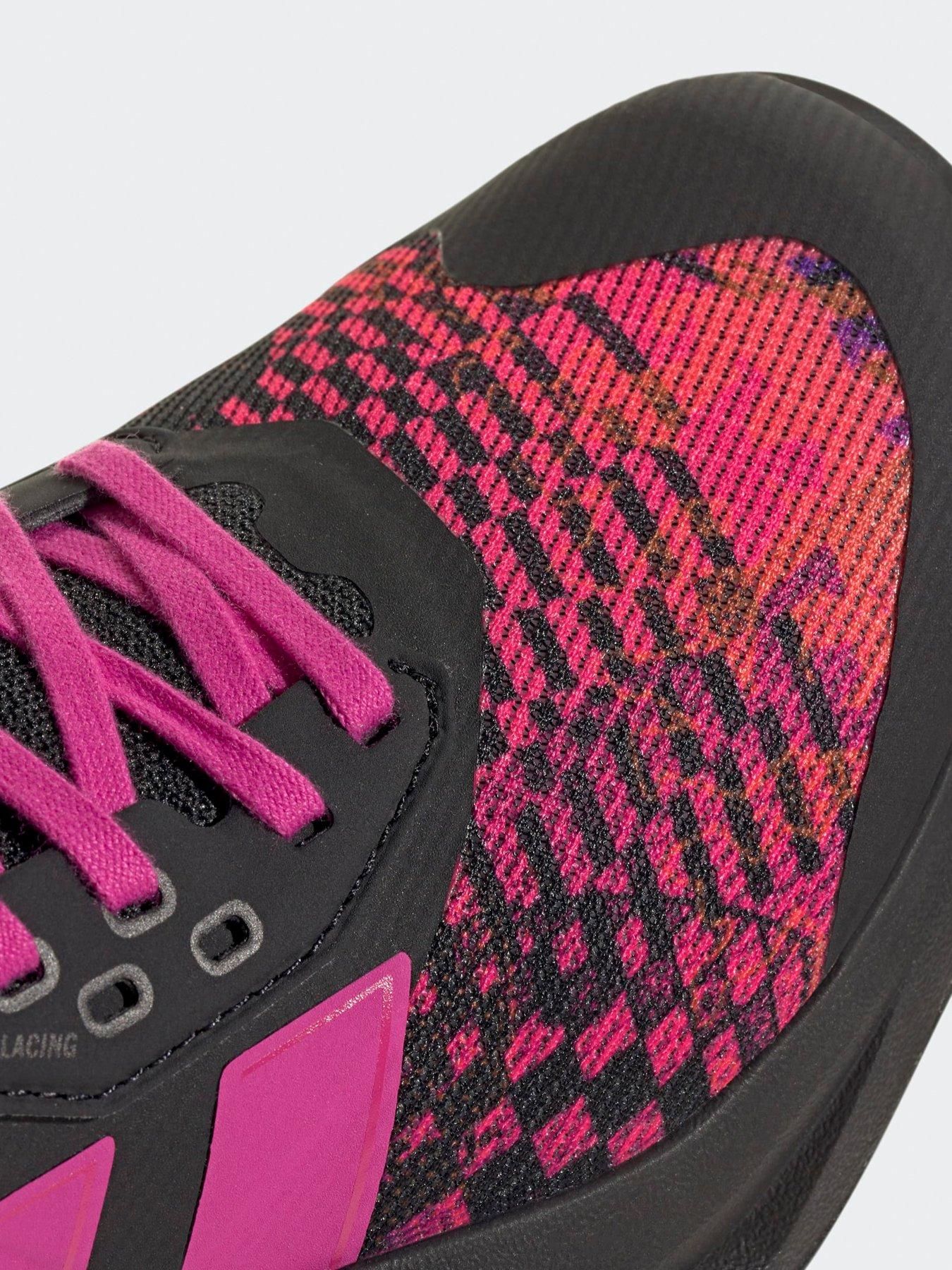 Image 7 of 7 of adidas Womens Training Rapidmove Adv 2 Jeremy Scott Trainers - Black/Pink