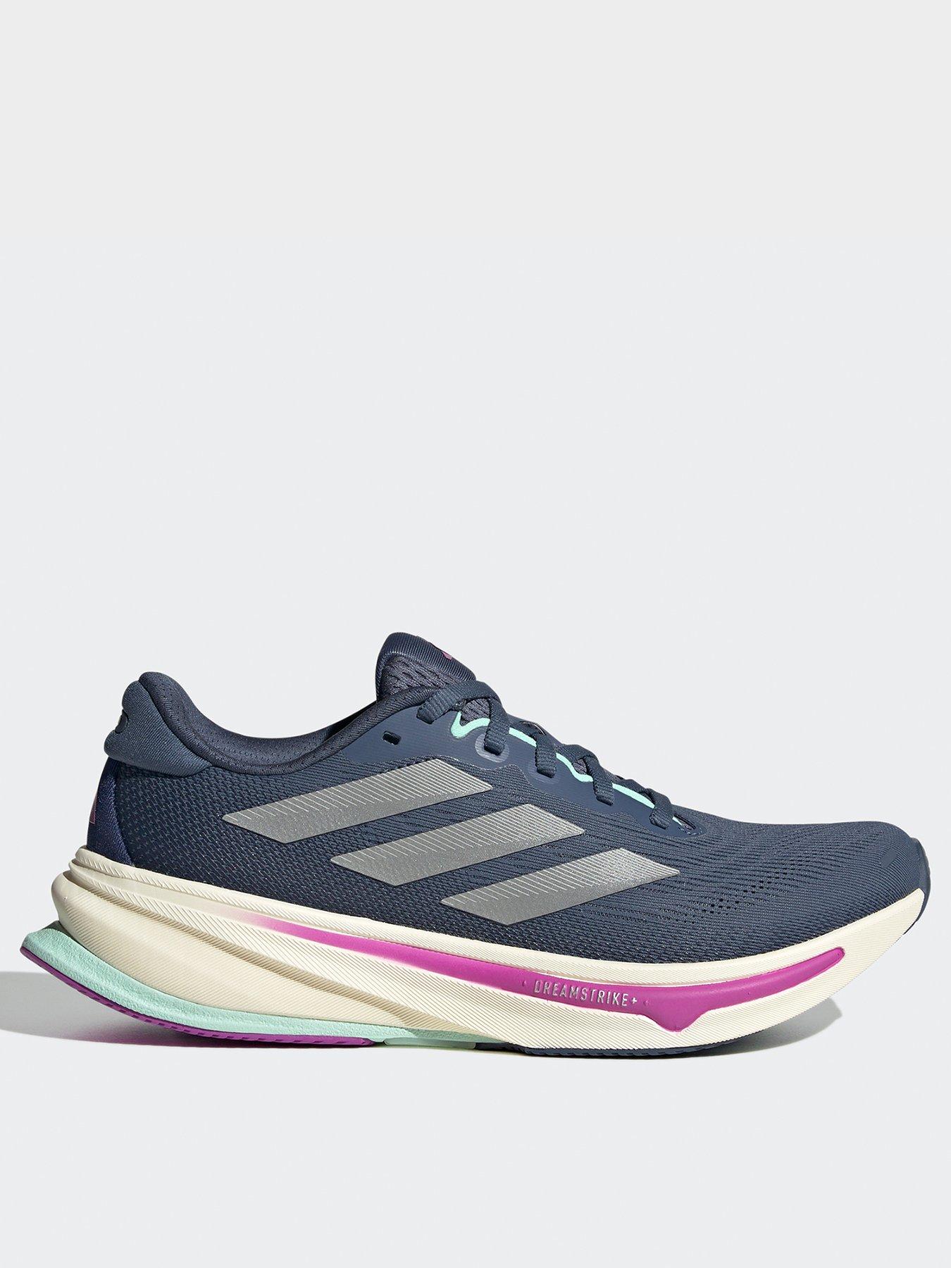 Image 1 of 7 of adidas Womens Running Supernova Rise 2 Trainers - Navy
