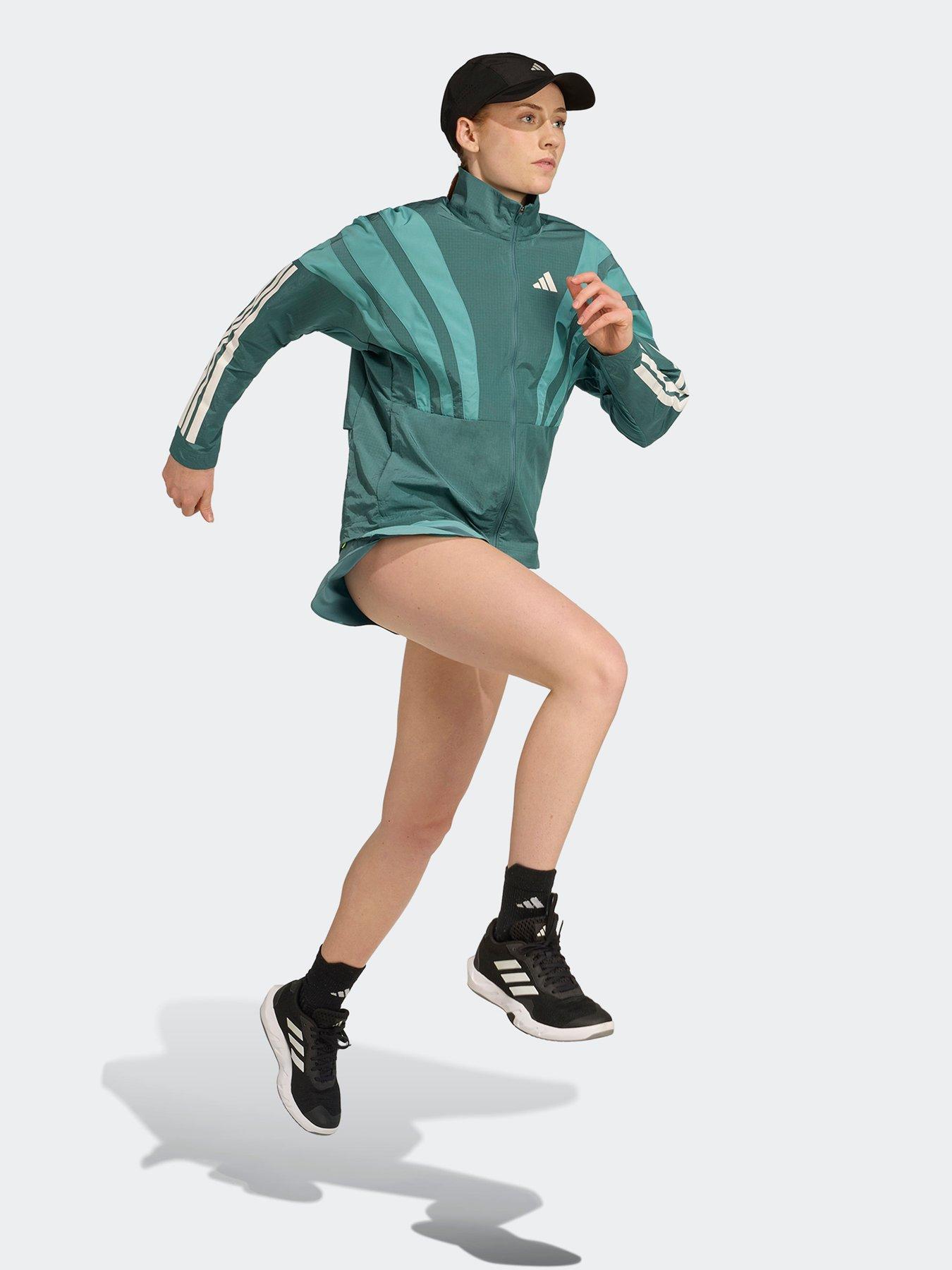 Image 3 of 5 of adidas Womens Running Adizero 4Inch Shorts - Green