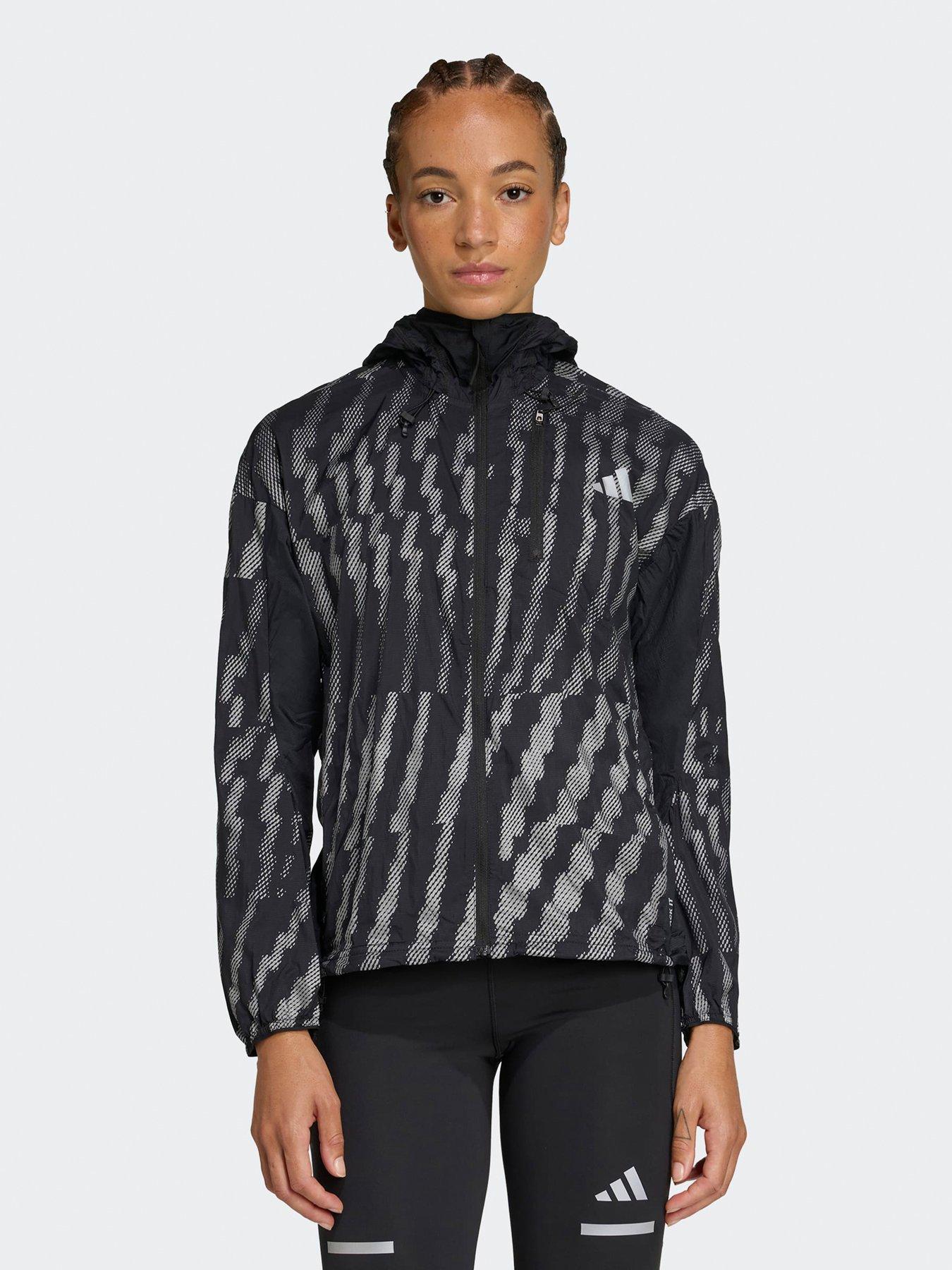 adidas Womens Running Adi365 Hi-Vis Jacket - Black