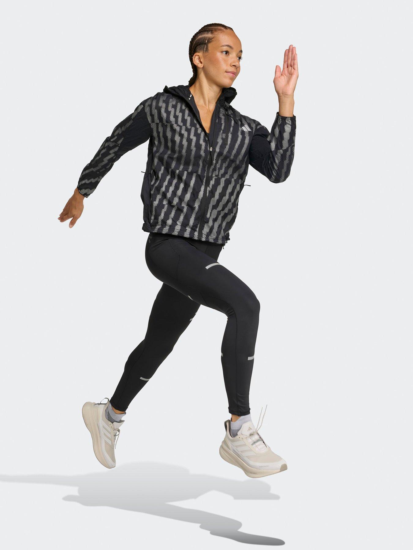  image of adidas-womens-running-adi365-hi-vis-jacket-black