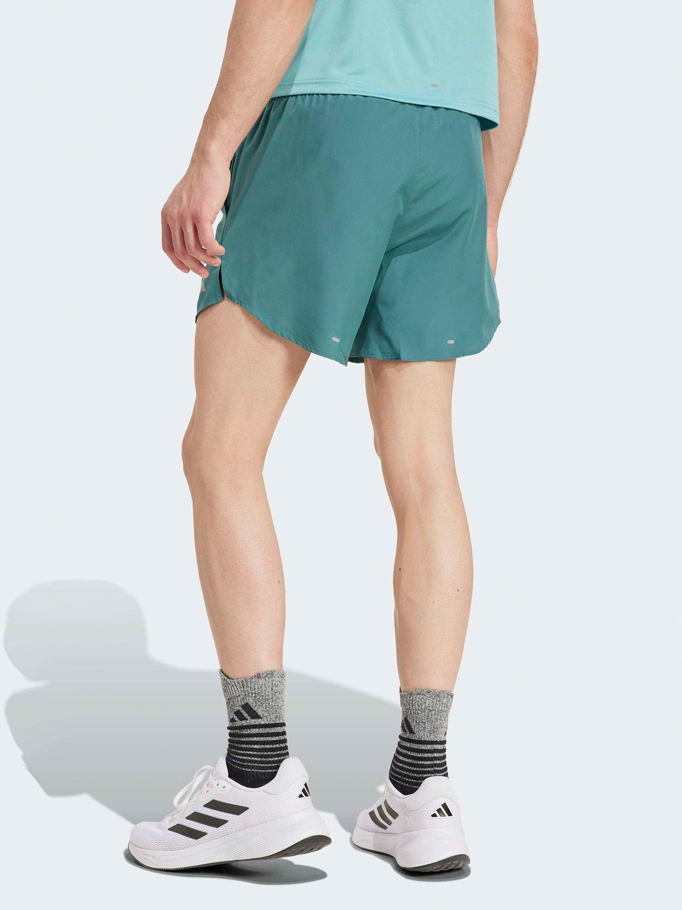Image 2 of 5 of adidas Mens Running Run It 7inch Shorts - Green